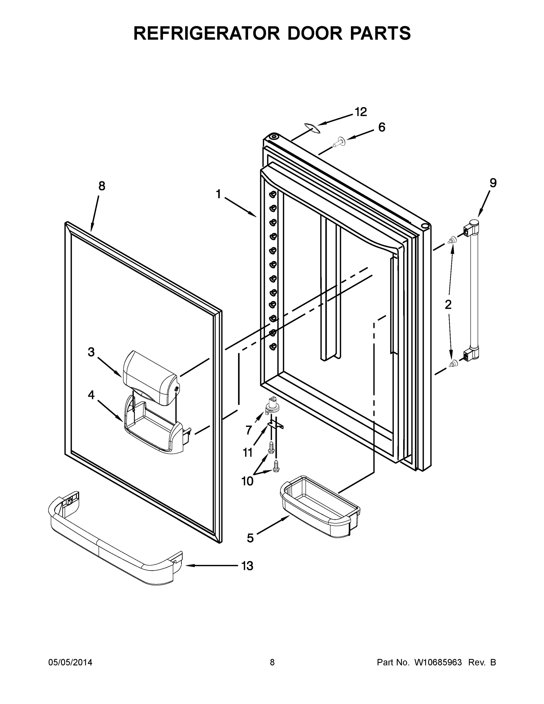 05 - REFRIGERATOR DOOR PARTS