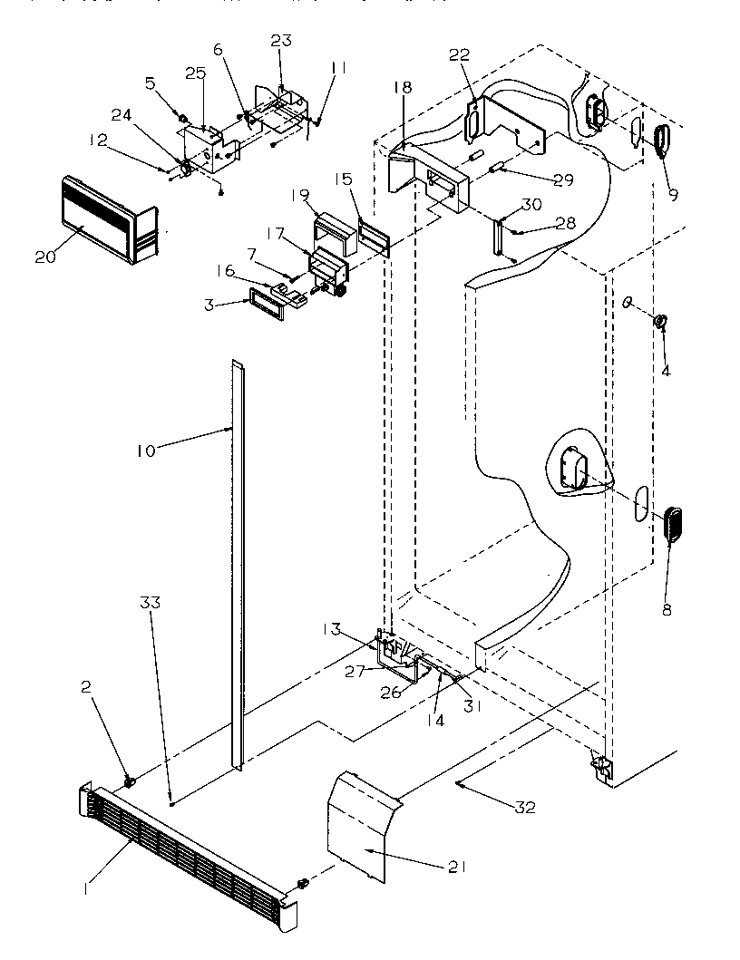 02 - CONTROLS AND CABINET (REF/FRZ)