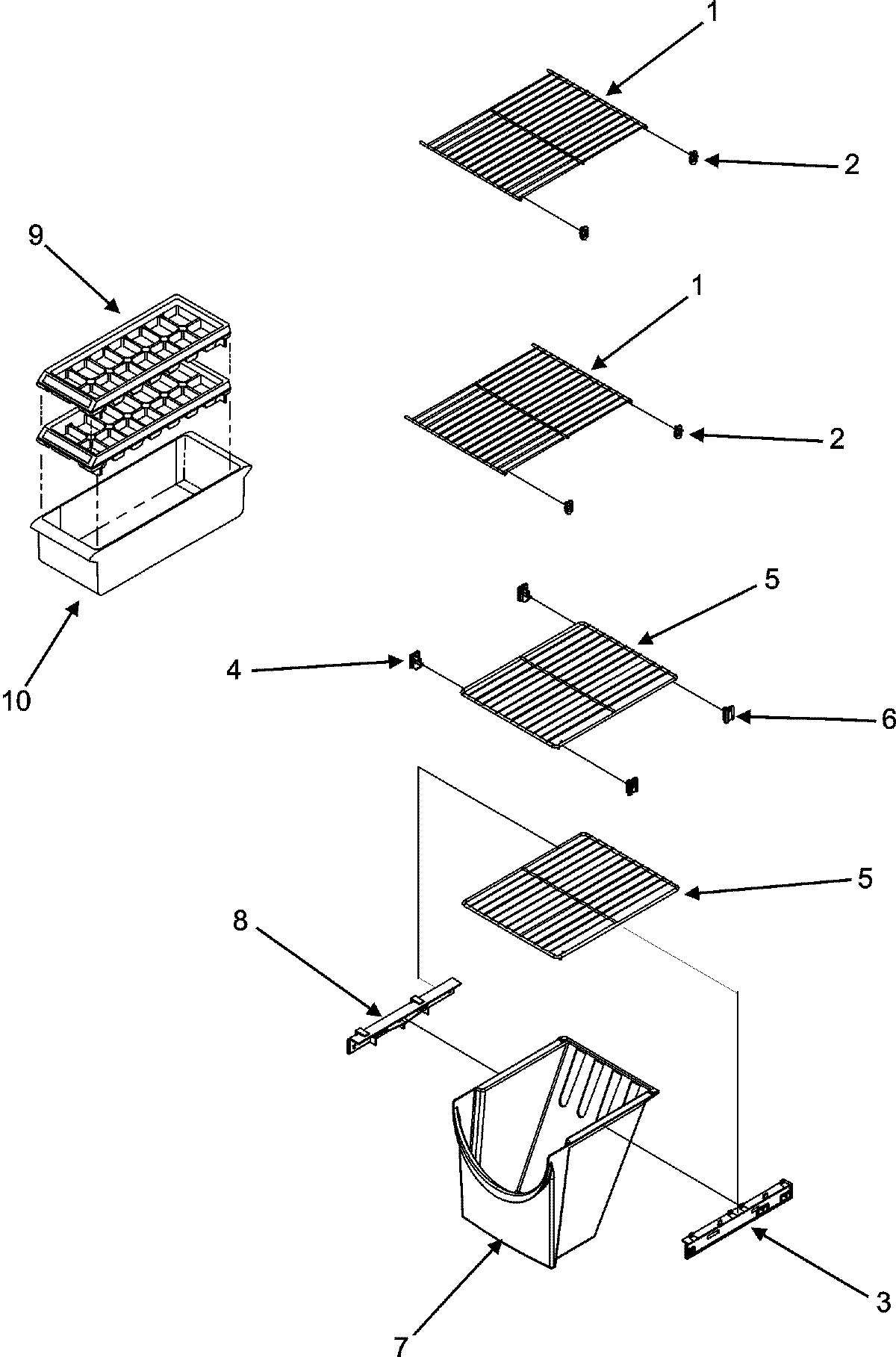 09 - FREEZER SHELVES
