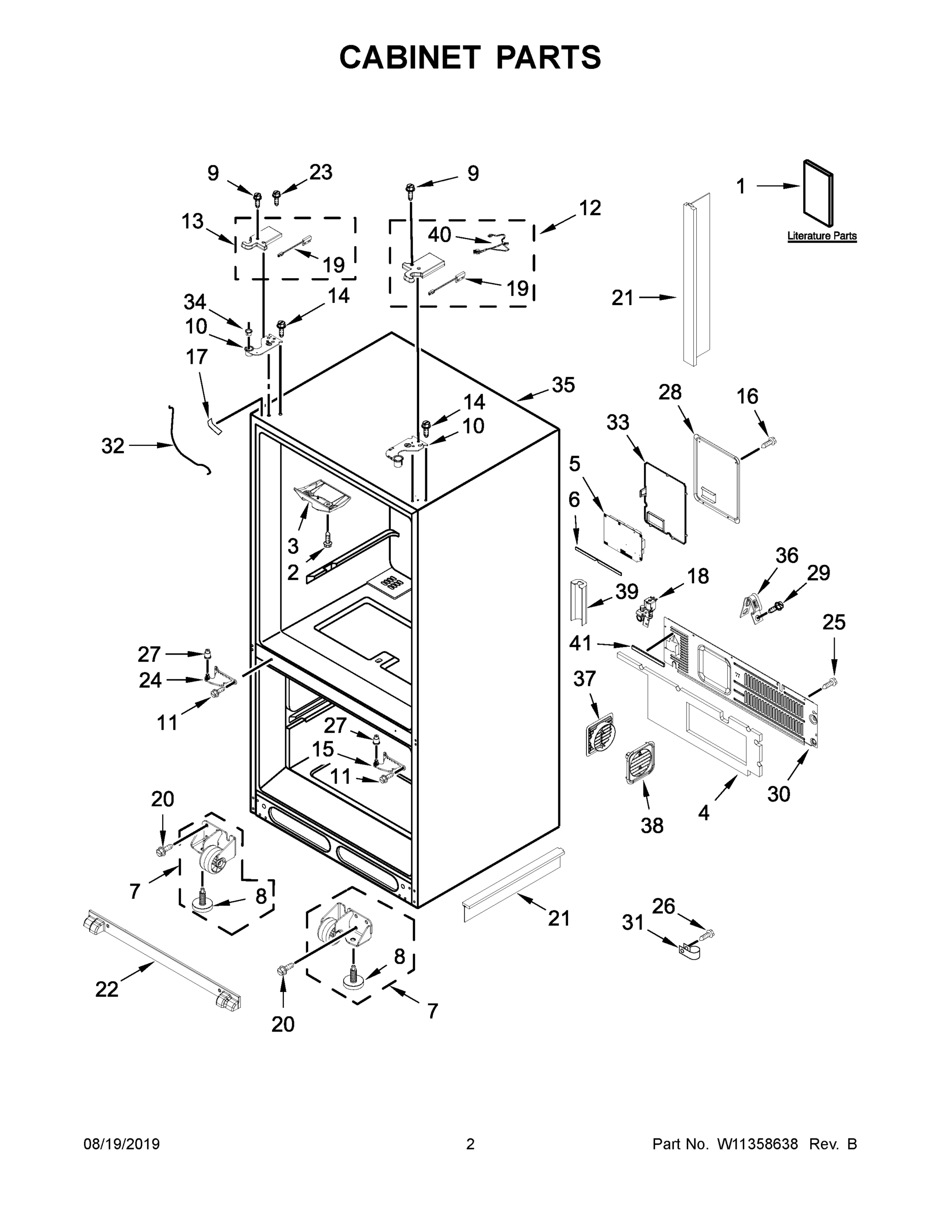 02 - CABINET PARTS