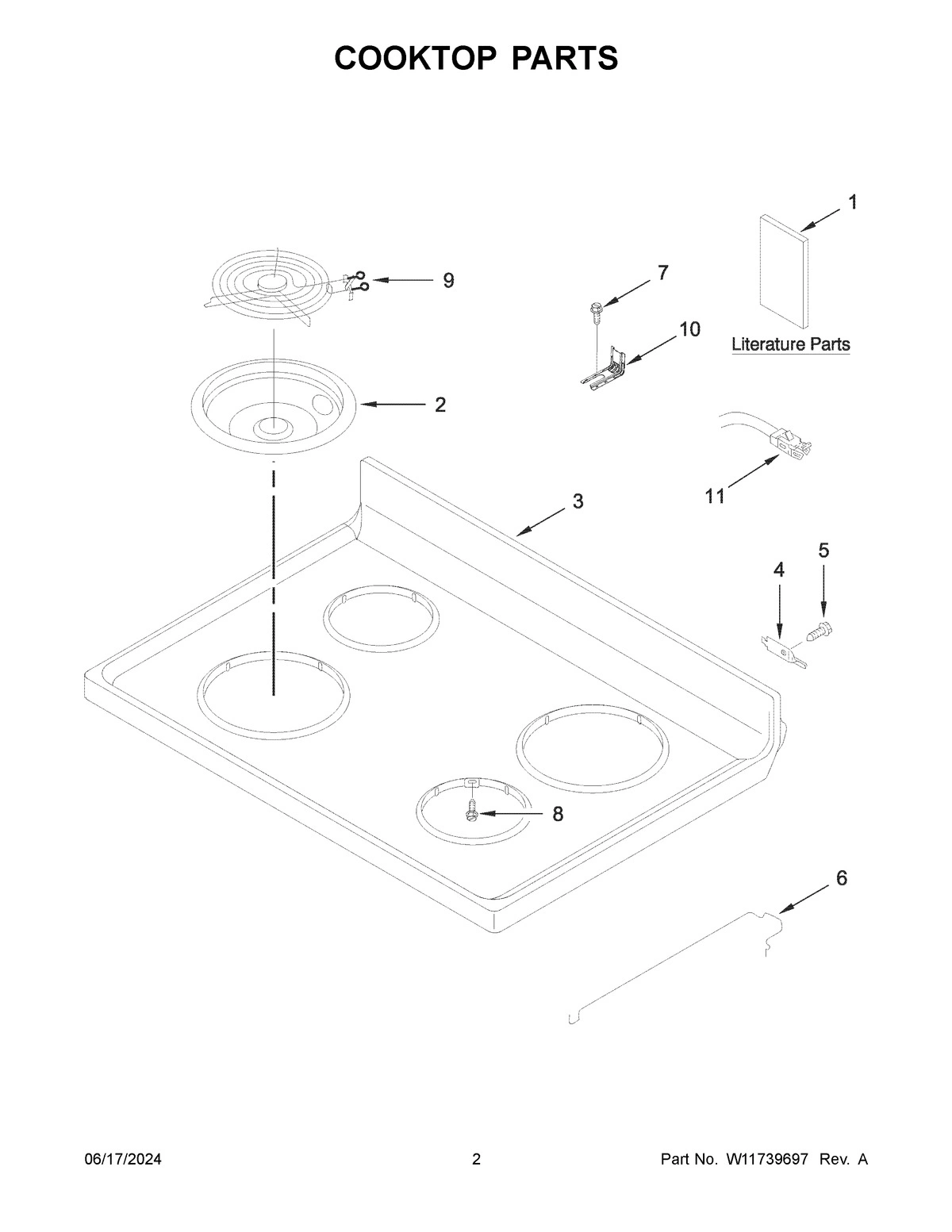 02 - COOKTOP PARTS