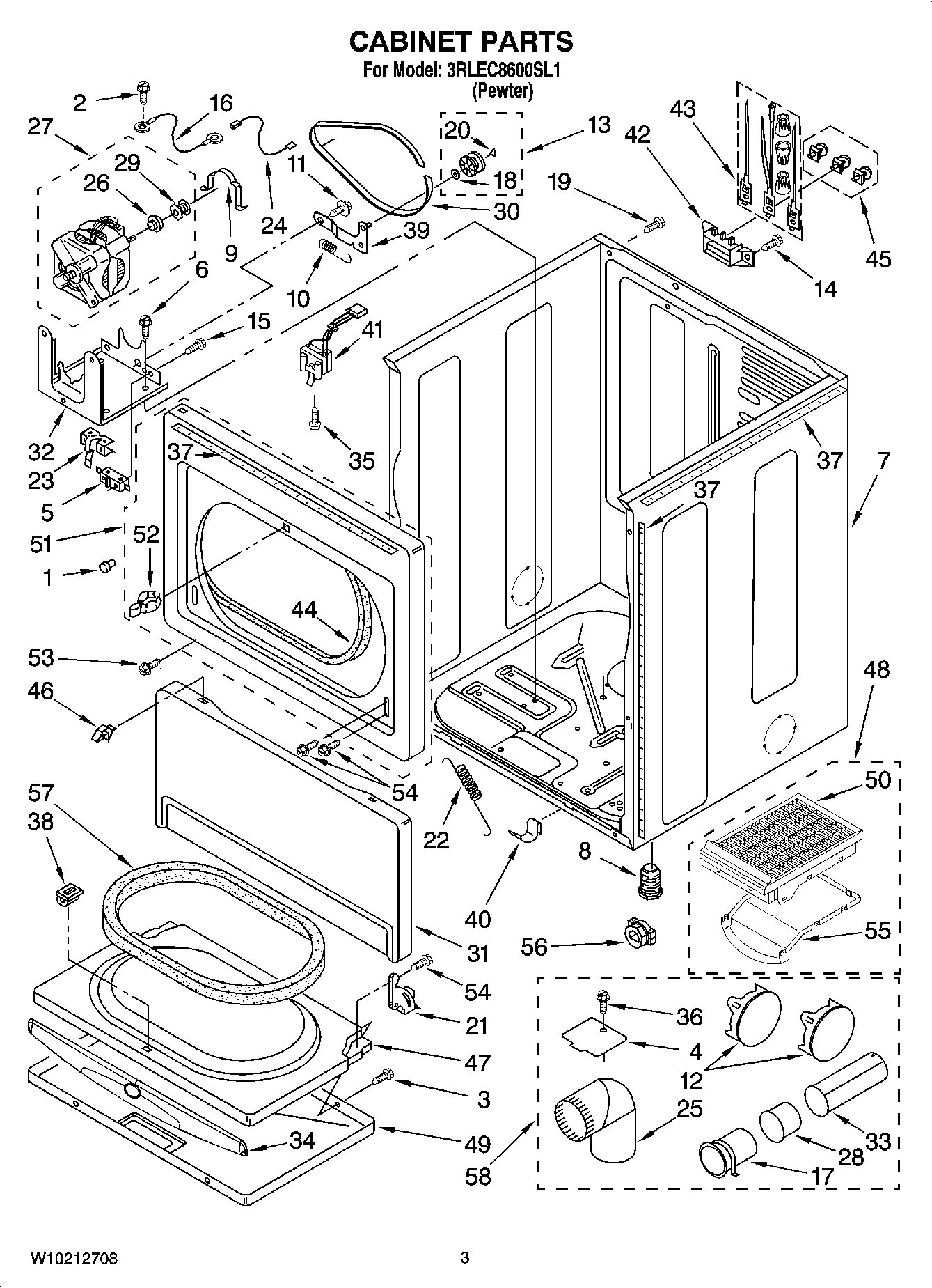 02 - CABINET PARTS