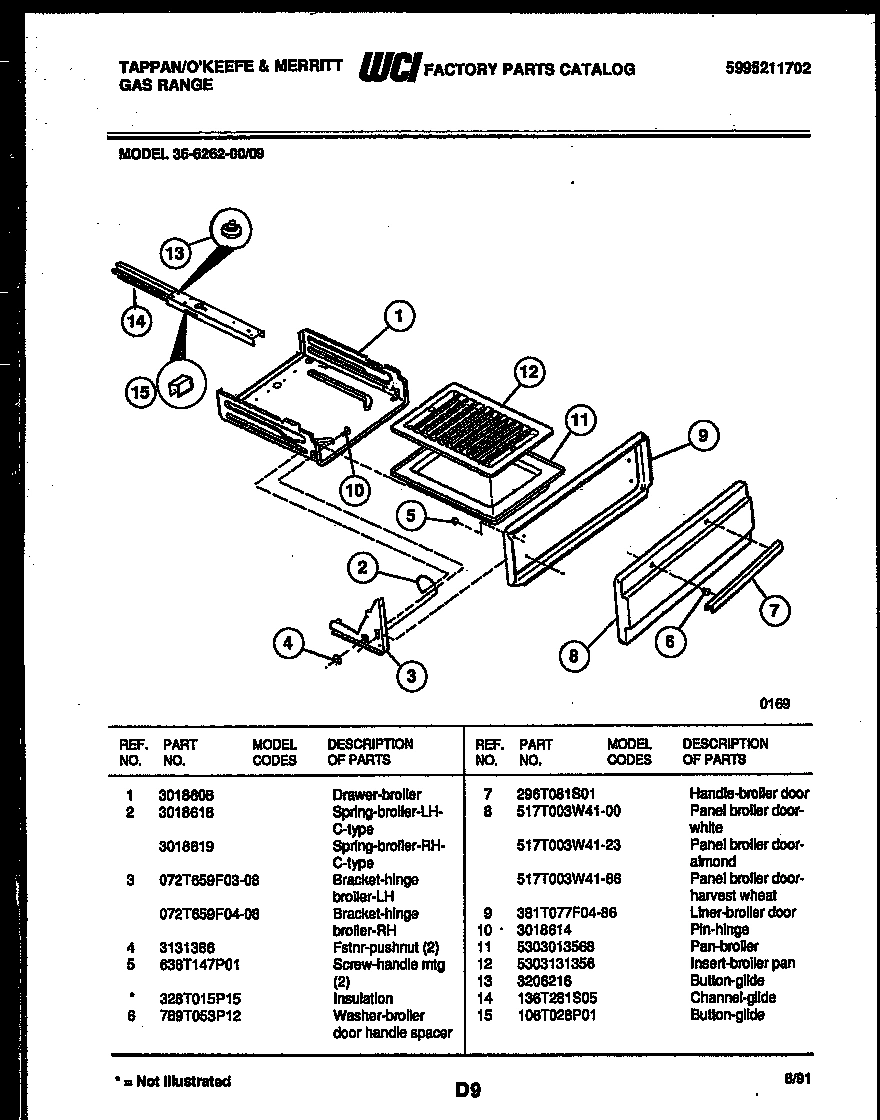 07 - BROILER DRAWER PARTS