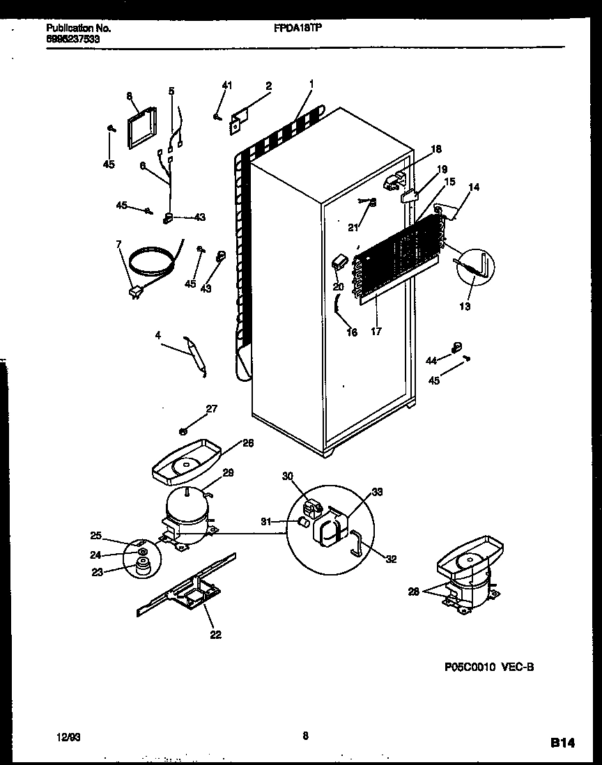05 - SYSTEM AND AUTOMATIC DEFROST PARTS