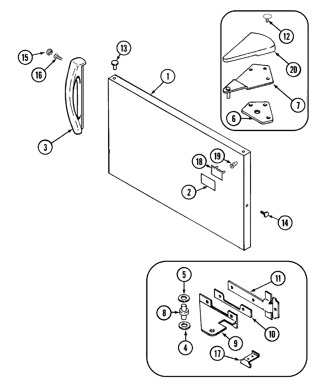 03 - FREEZER OUTER DOOR