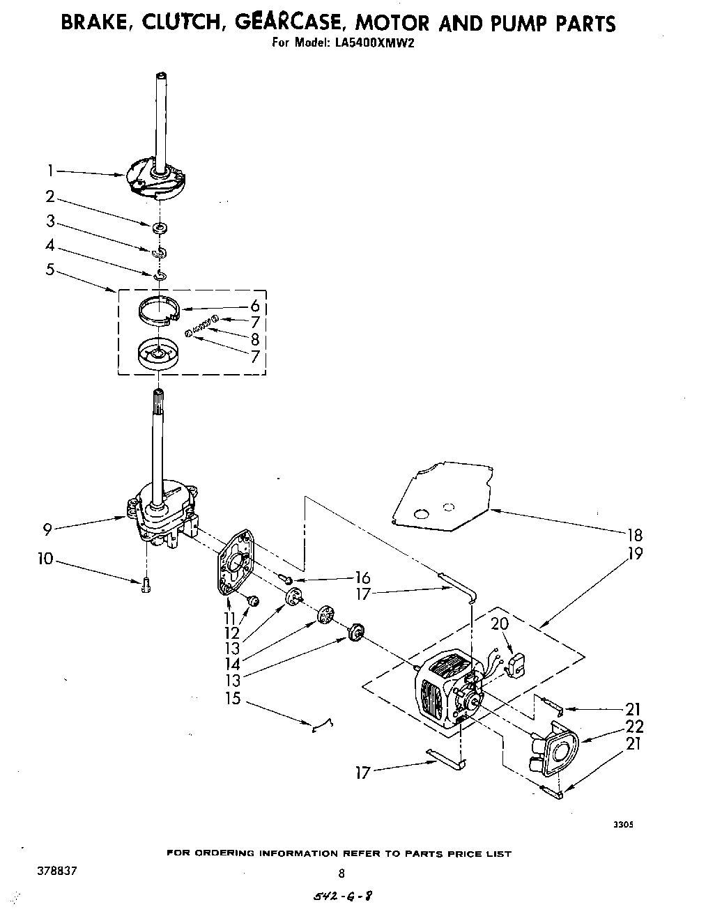 06 - BRAKE, CLUTCH, GEARCASE, MOTOR AND PUMP
