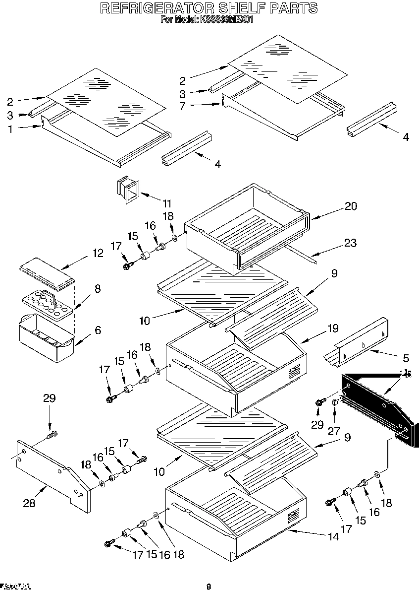 07 - REFRIGERATOR SHELF