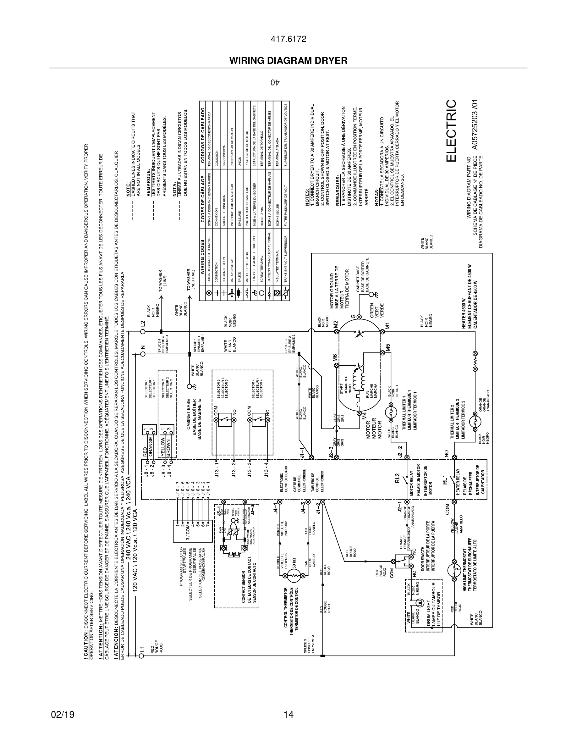 14 - WIRING DIAGRAM