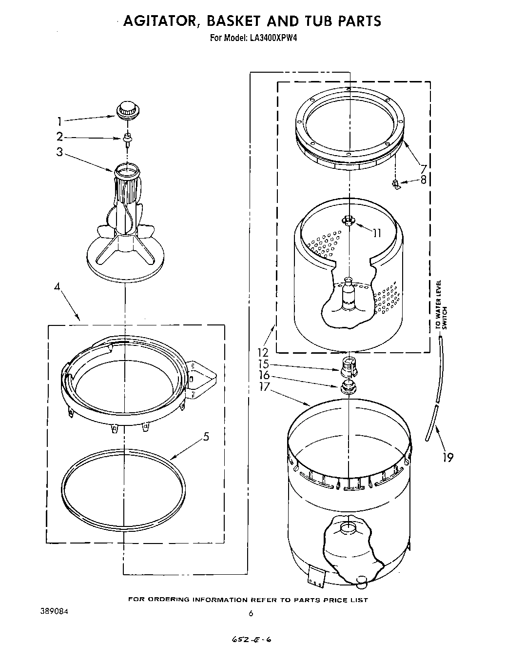 04 - AGITATOR, BASKET AND TUB