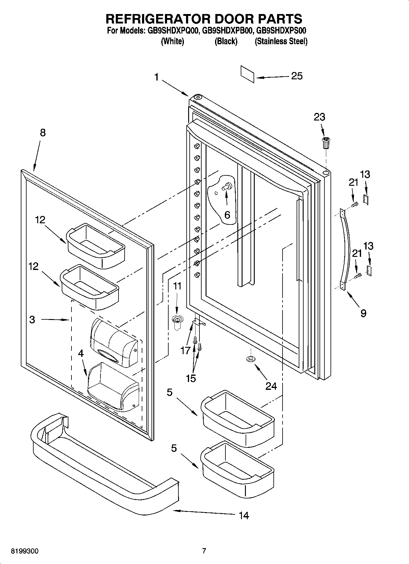 05 - REFRIGERATOR DOOR PARTS
