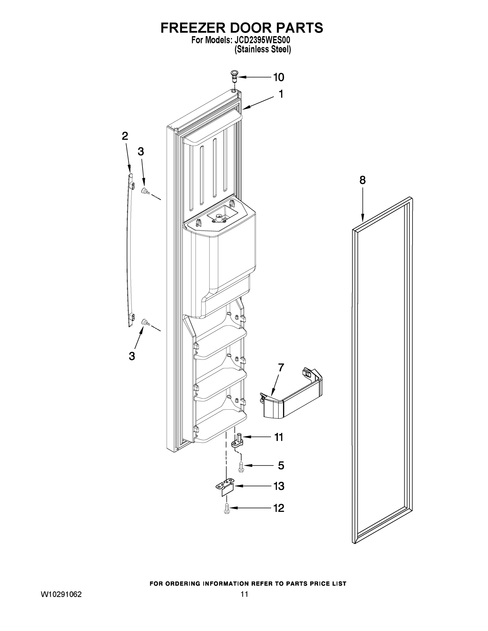 07 - FREEZER DOOR PARTS