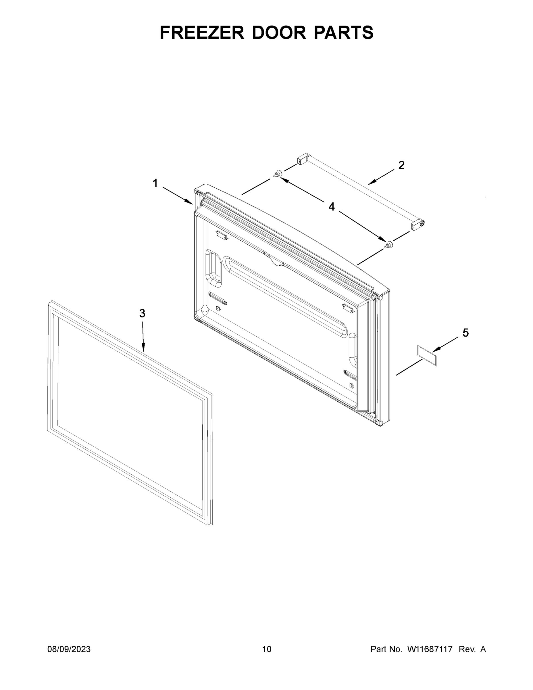 06 - FREEZER DOOR PARTS
