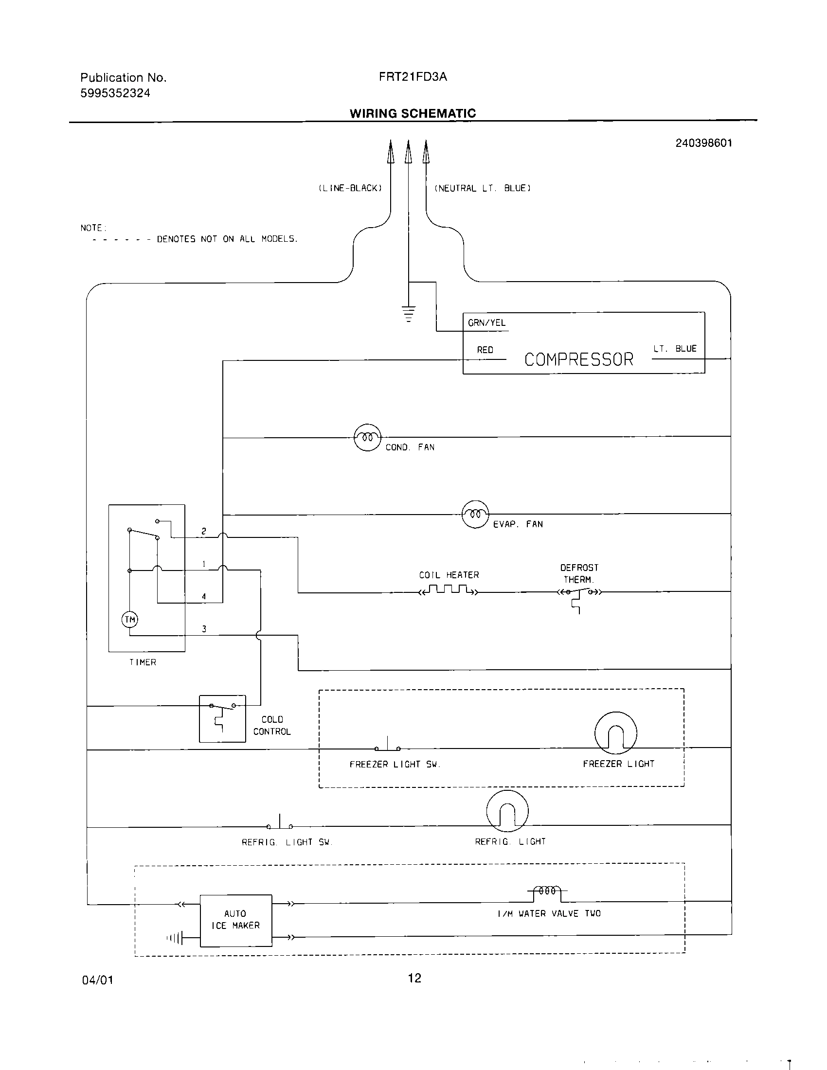 12 - WIRING SCHEMATIC