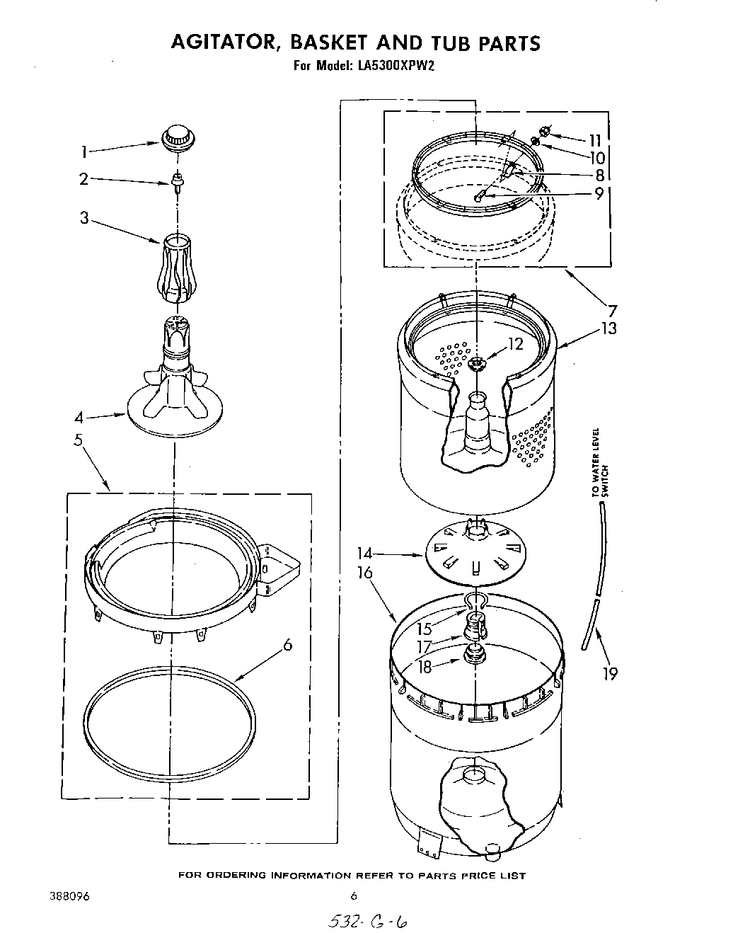 04 - AGITATOR, BASKET AND TUB