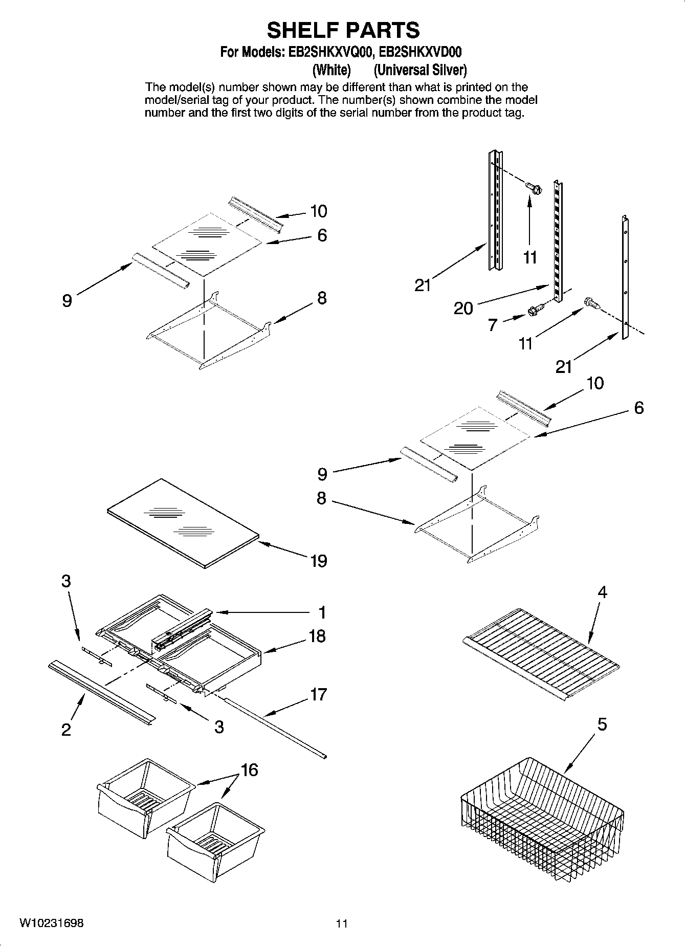 07 - SHELF PARTS