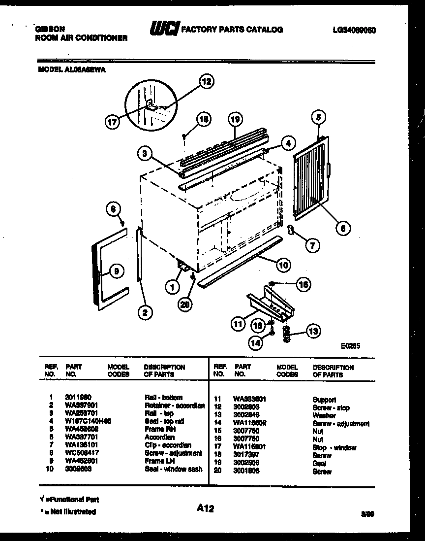 06 - CABINET AND INSTALLATION PARTS