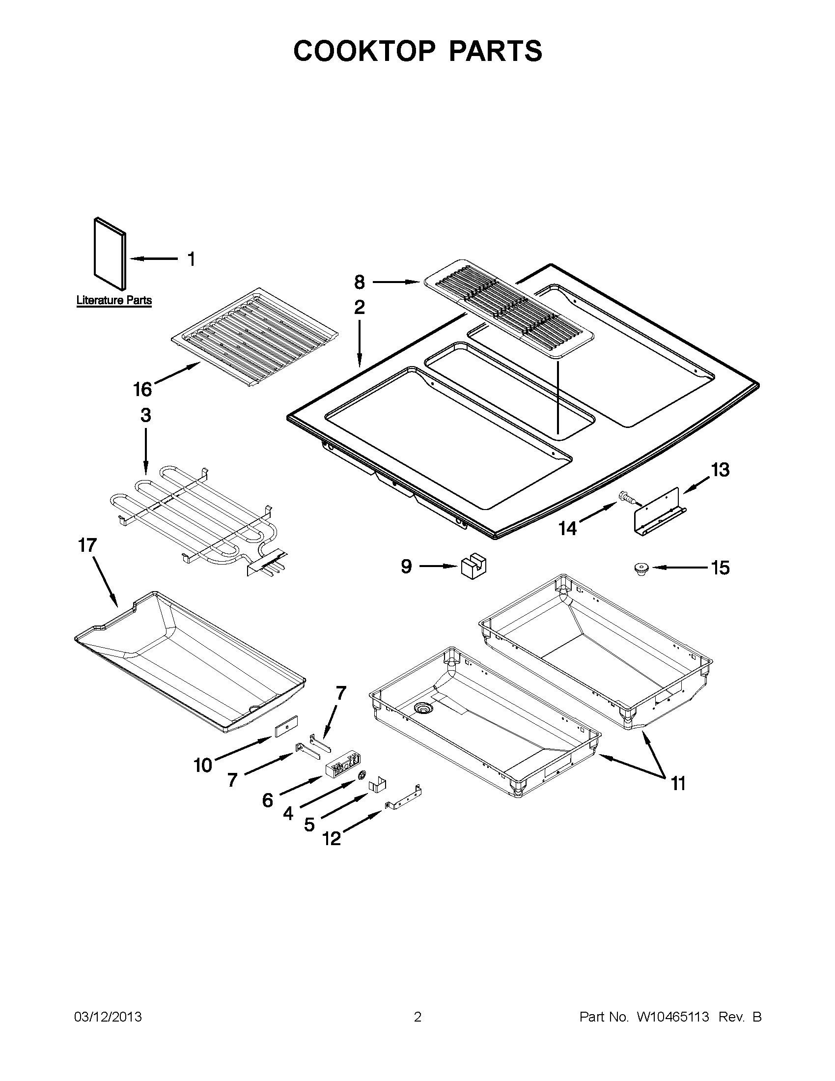 01 - COOKTOP PARTS