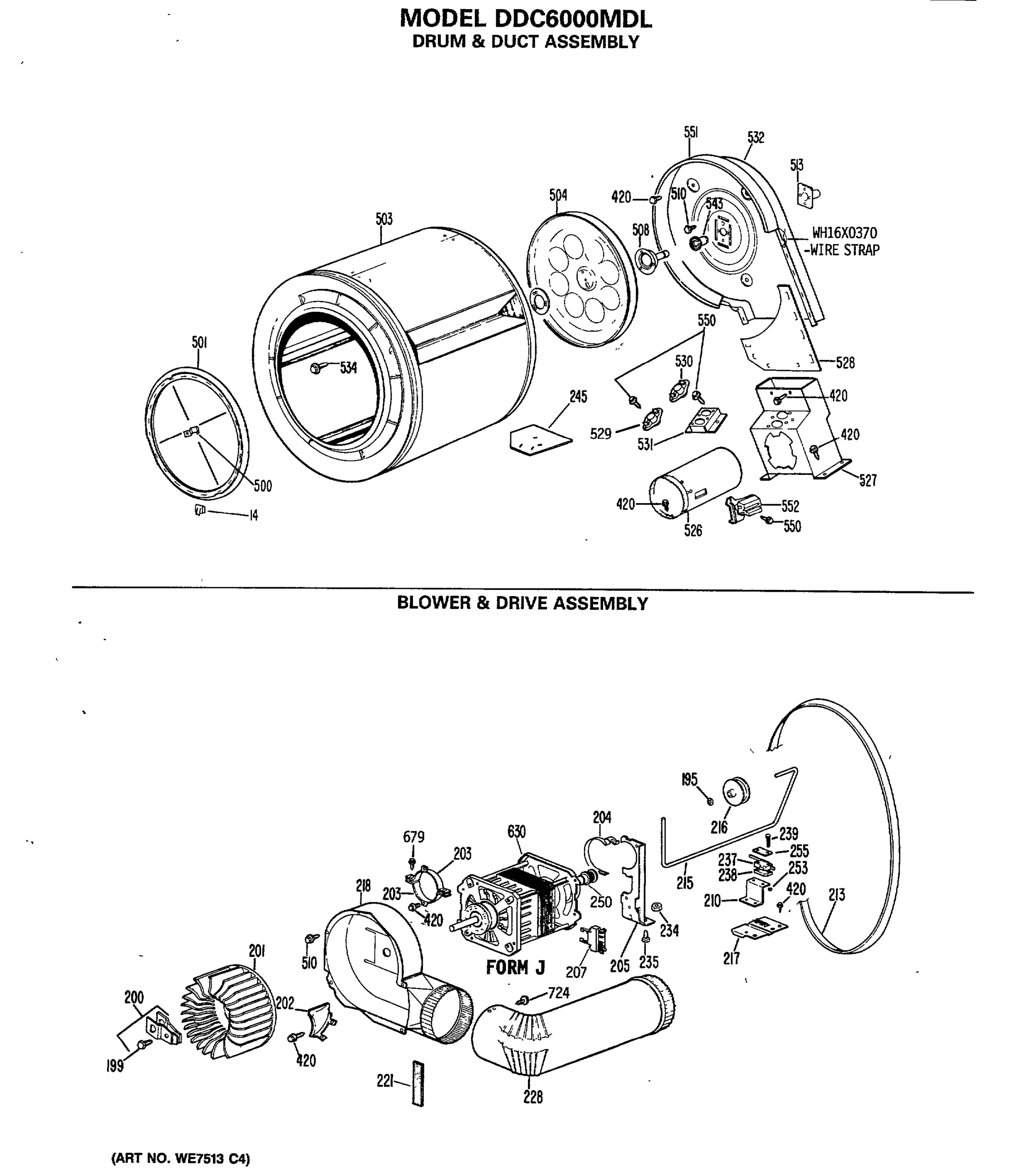DRUM & DUCT ASSEMBLY