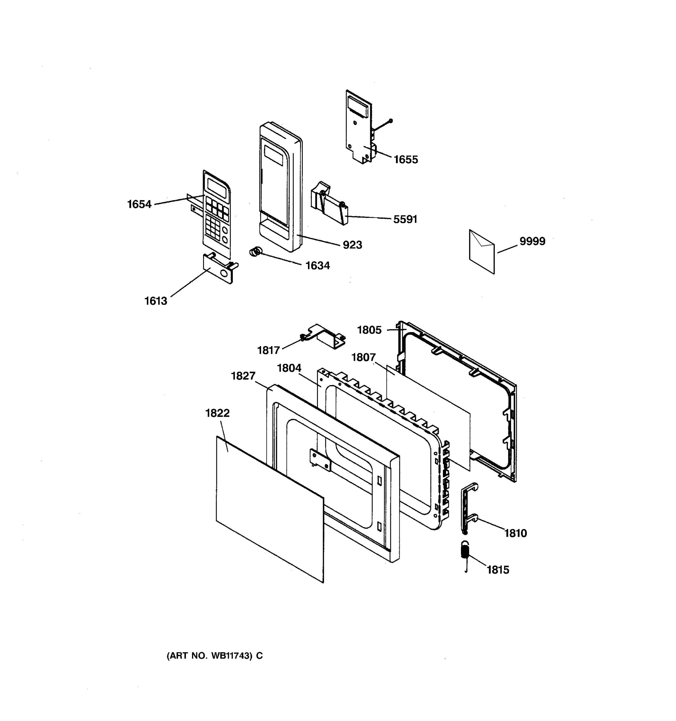 CONTROL PANEL & DOOR PARTS