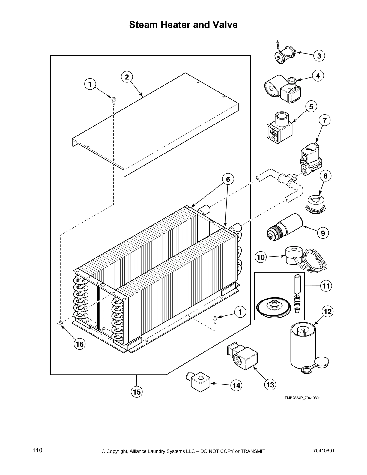 Steam Heater and Valve