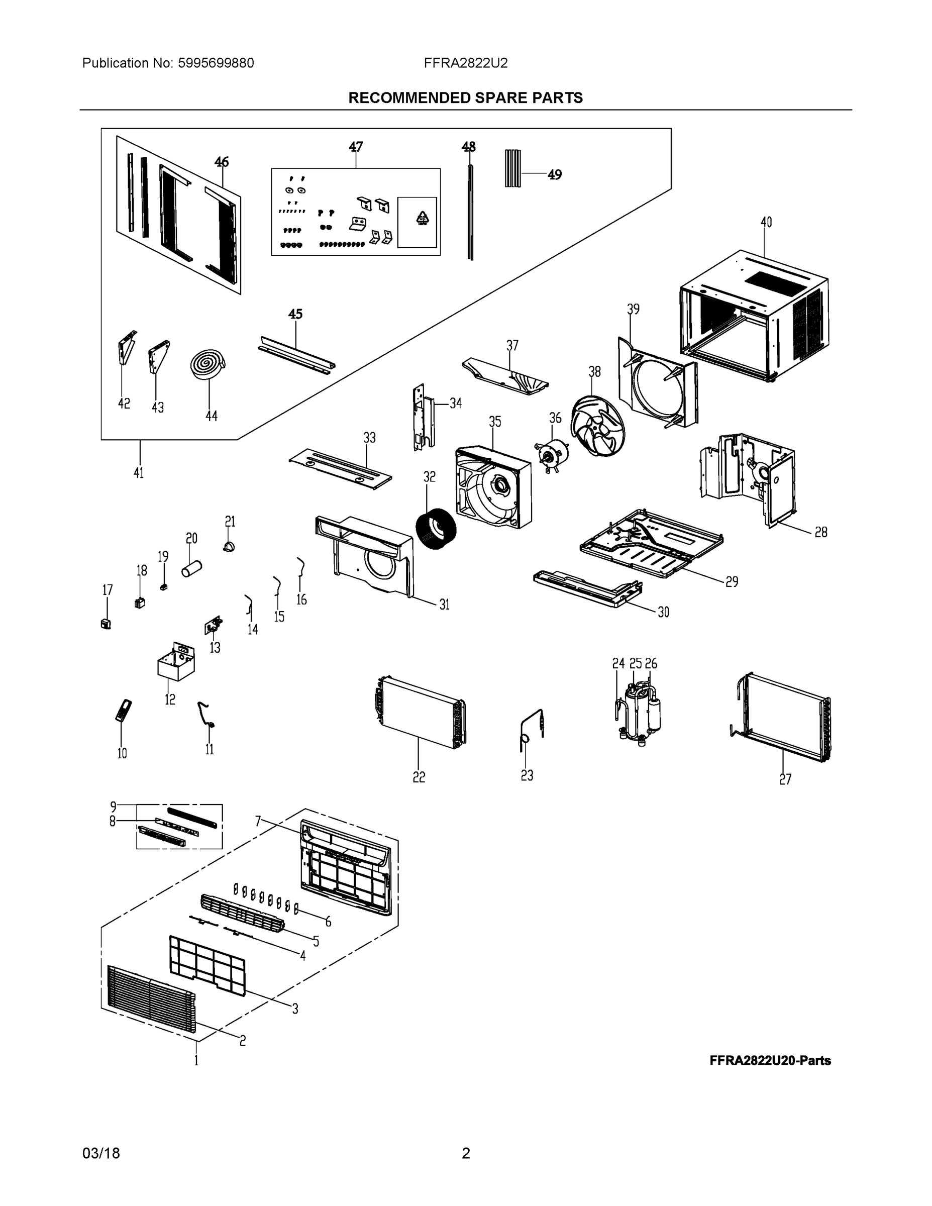 02 - RECOMMENDED SPARE PARTS