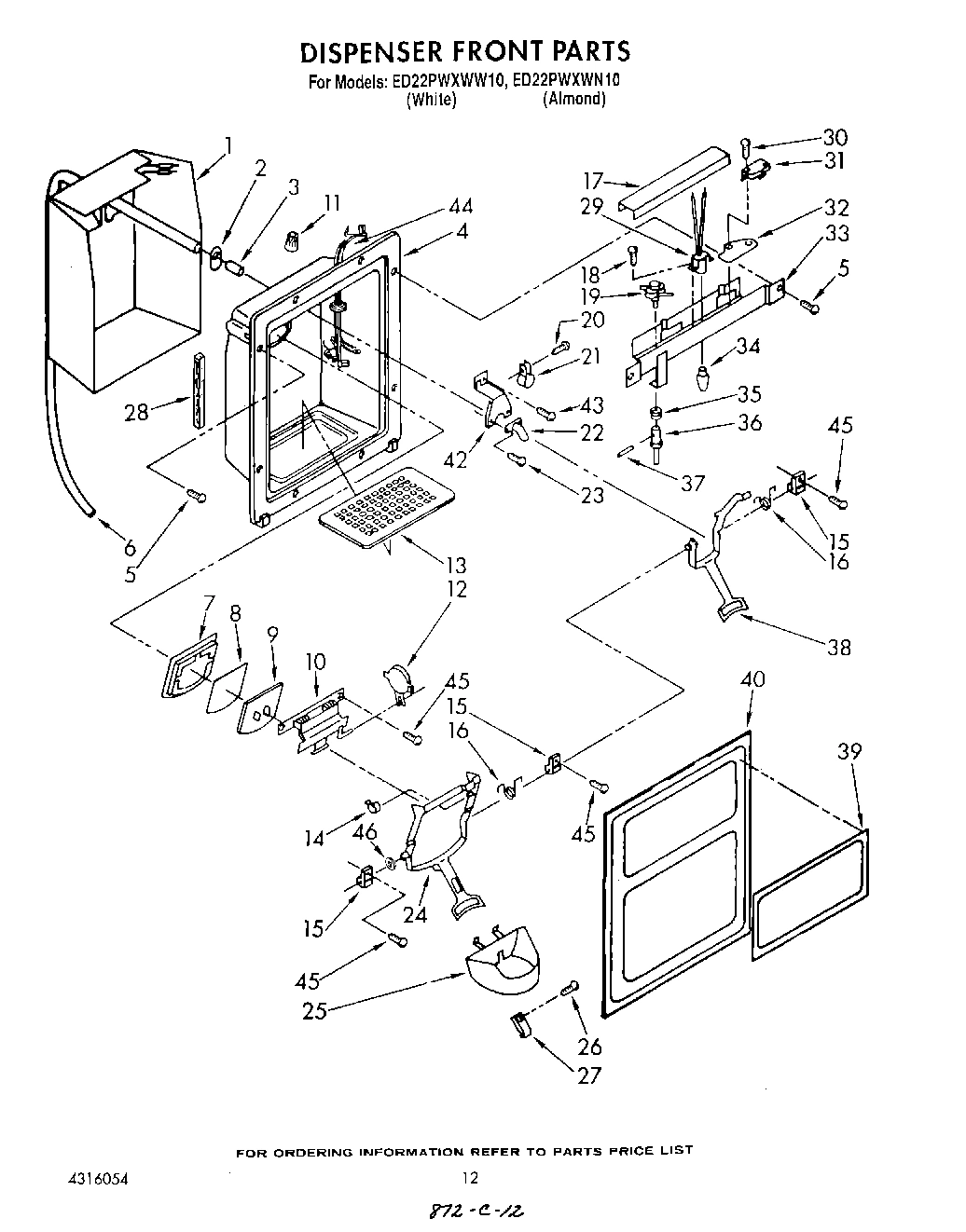 09 - DISPENSER FRONT