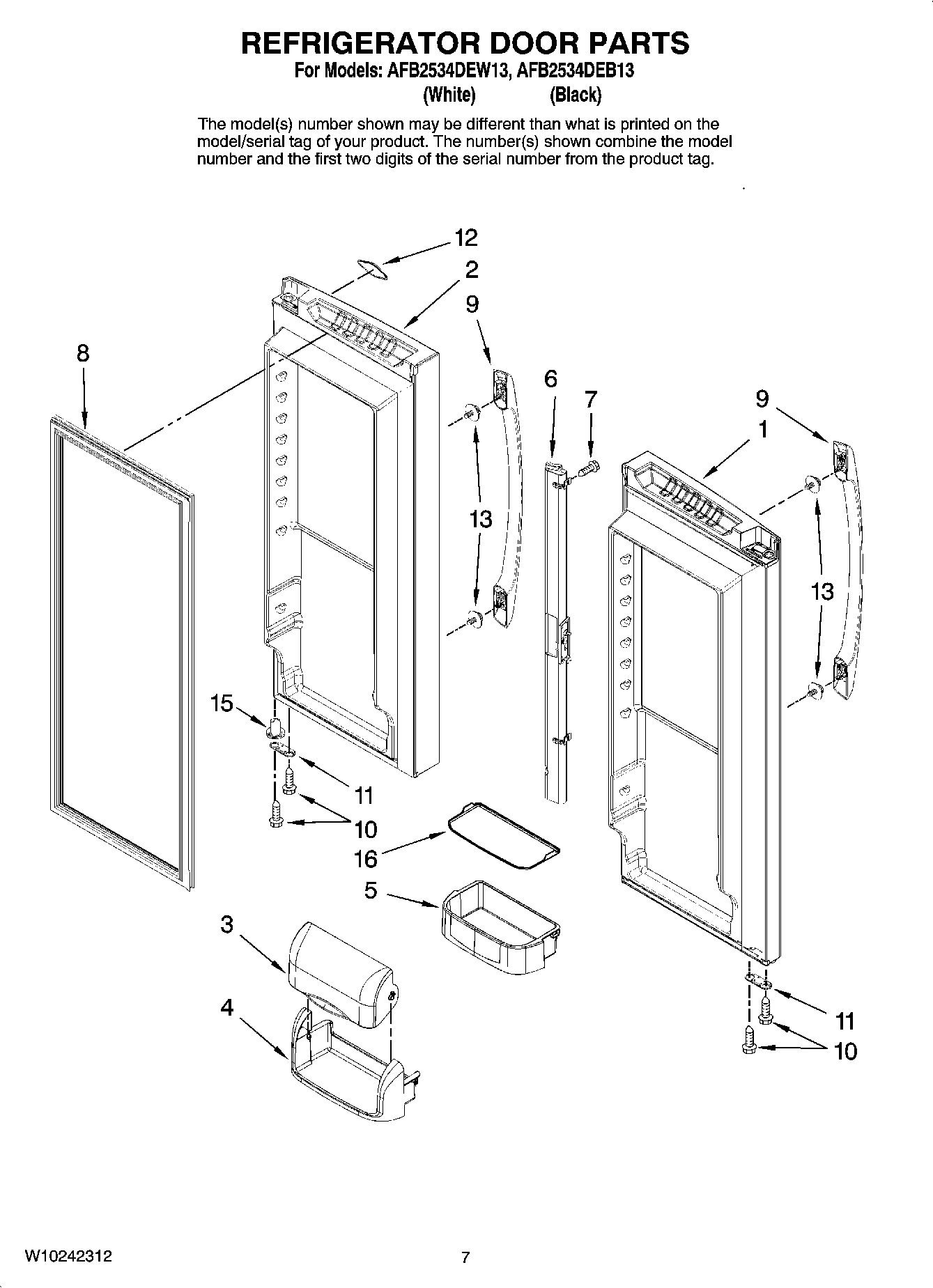 05 - REFRIGERATOR DOOR PARTS