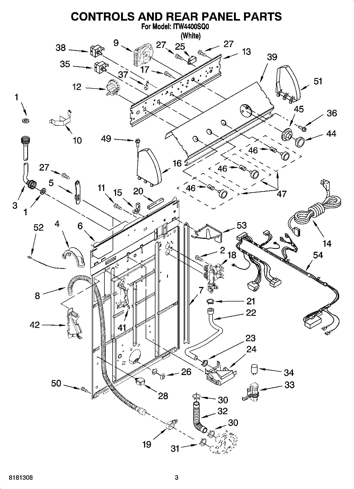 02 - CONTROLS AND REAR PANEL PARTS