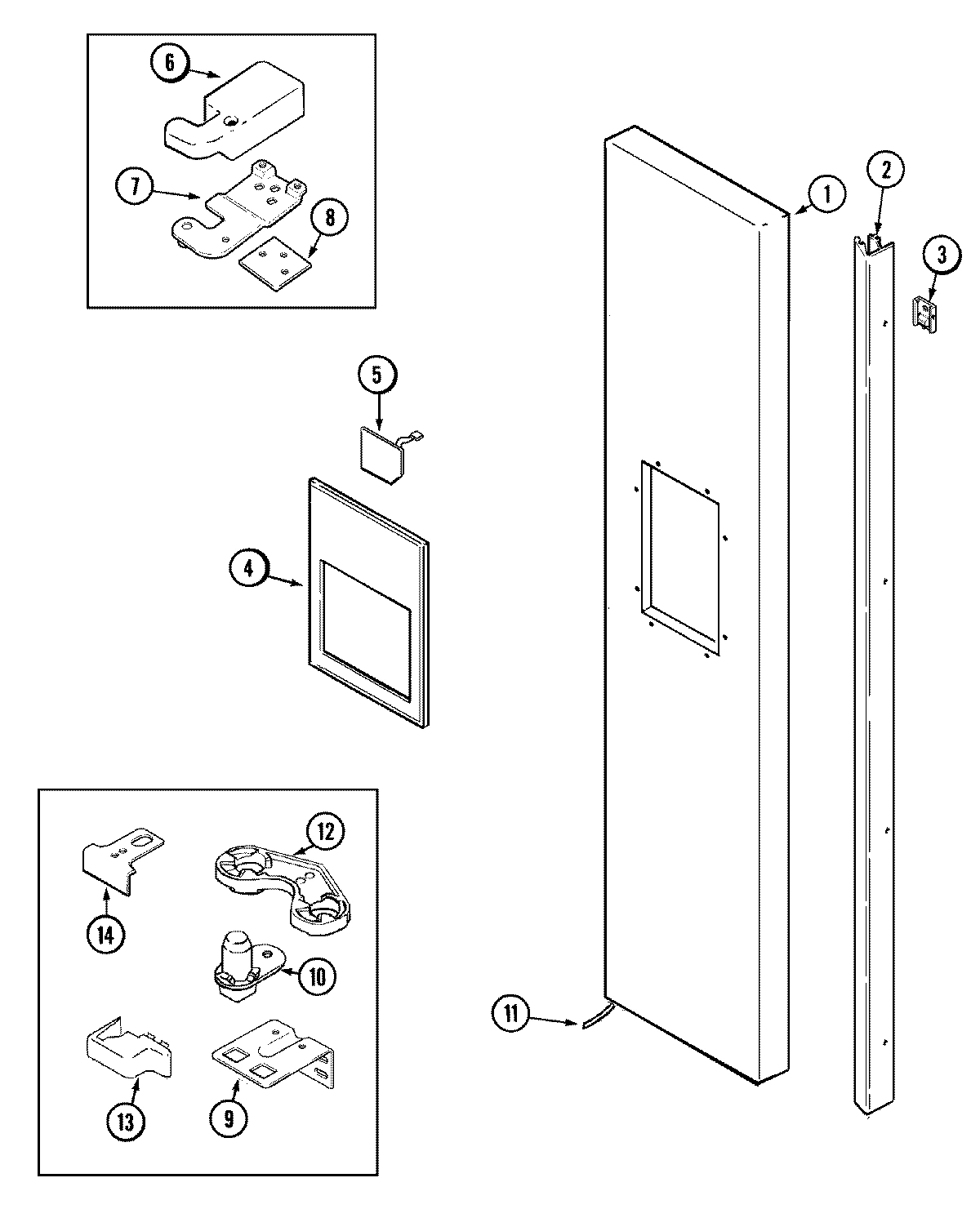 06 - FREEZER OUTER DOOR (JCD2289AES)
