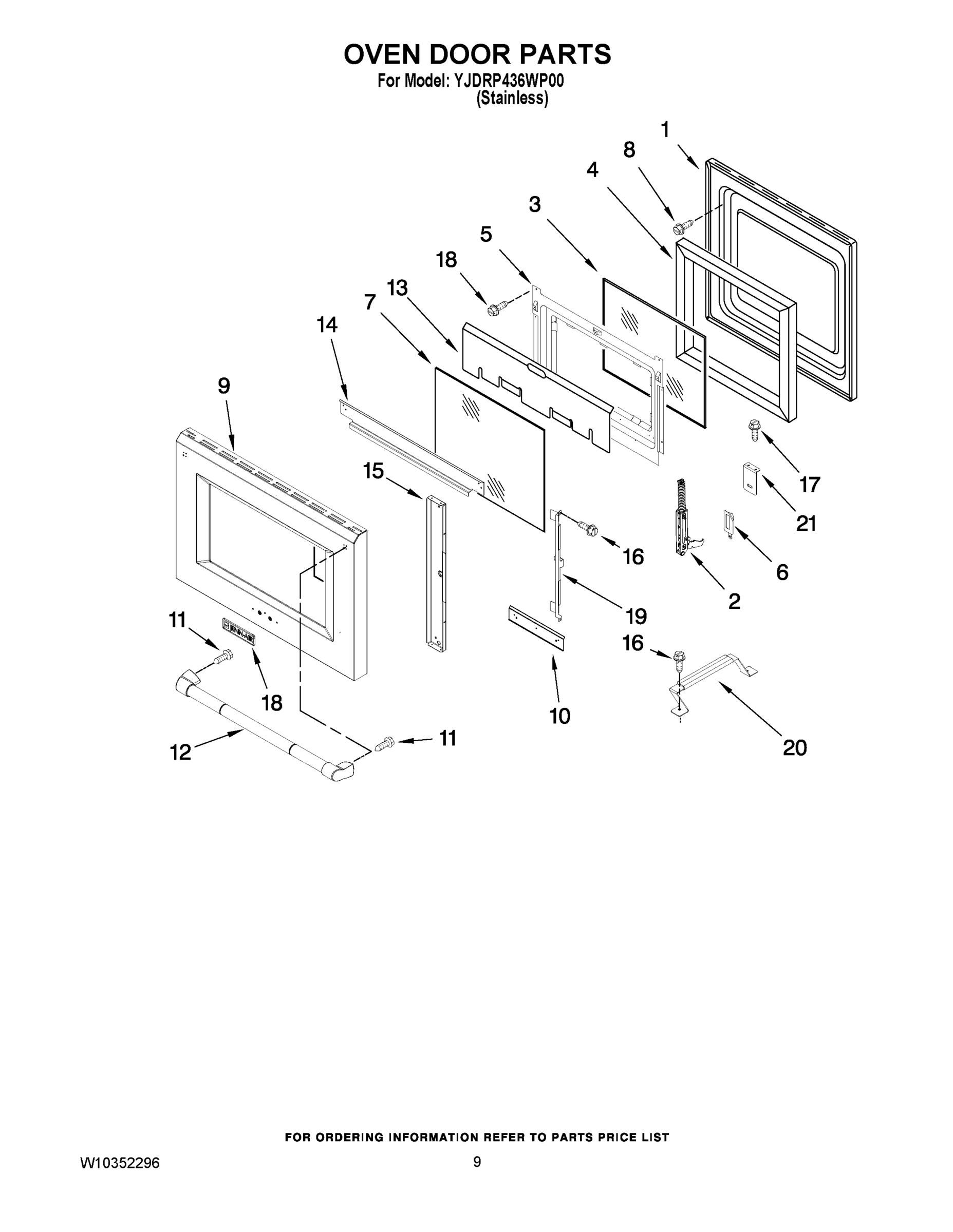 06 - OVEN DOOR PARTS