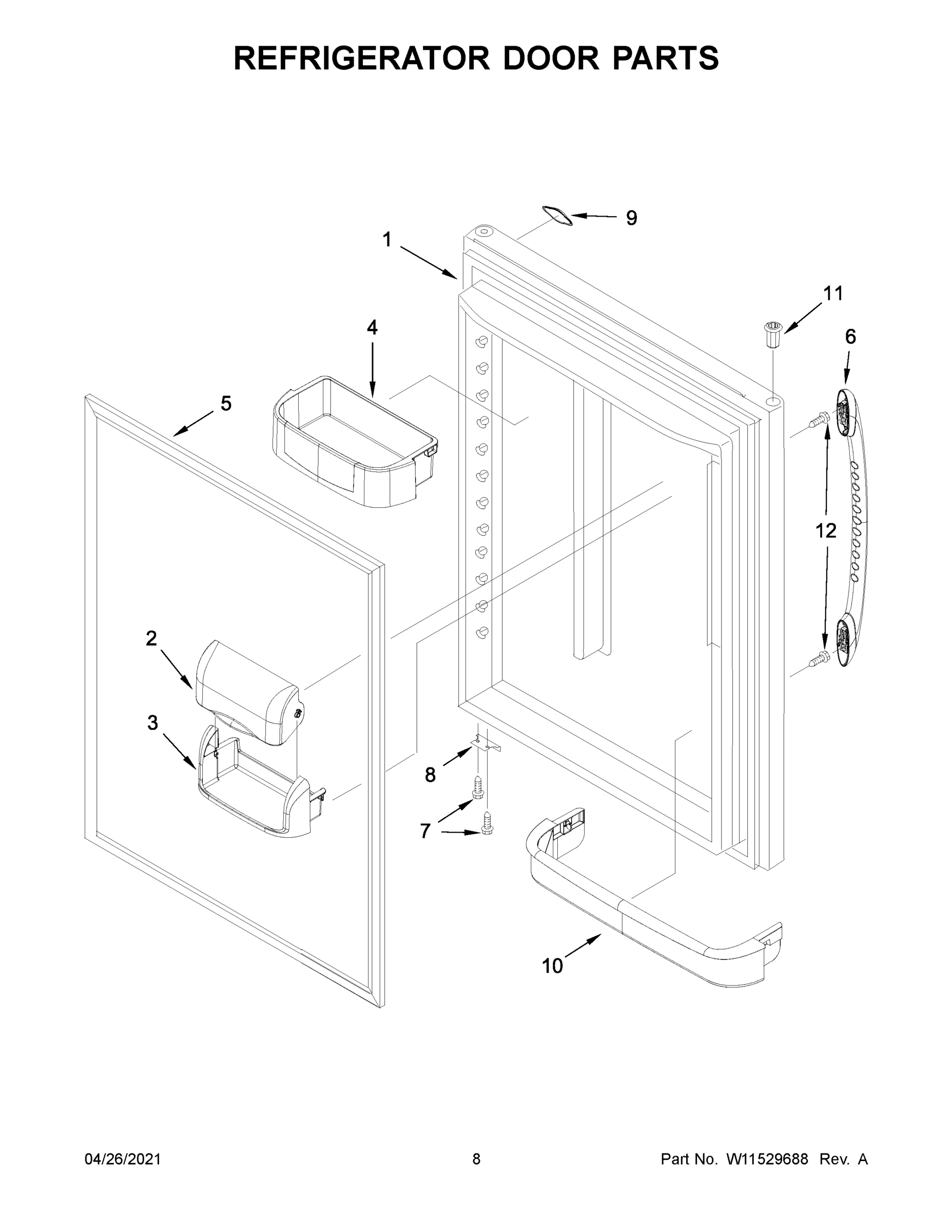 05 - REFRIGERATOR DOOR PARTS