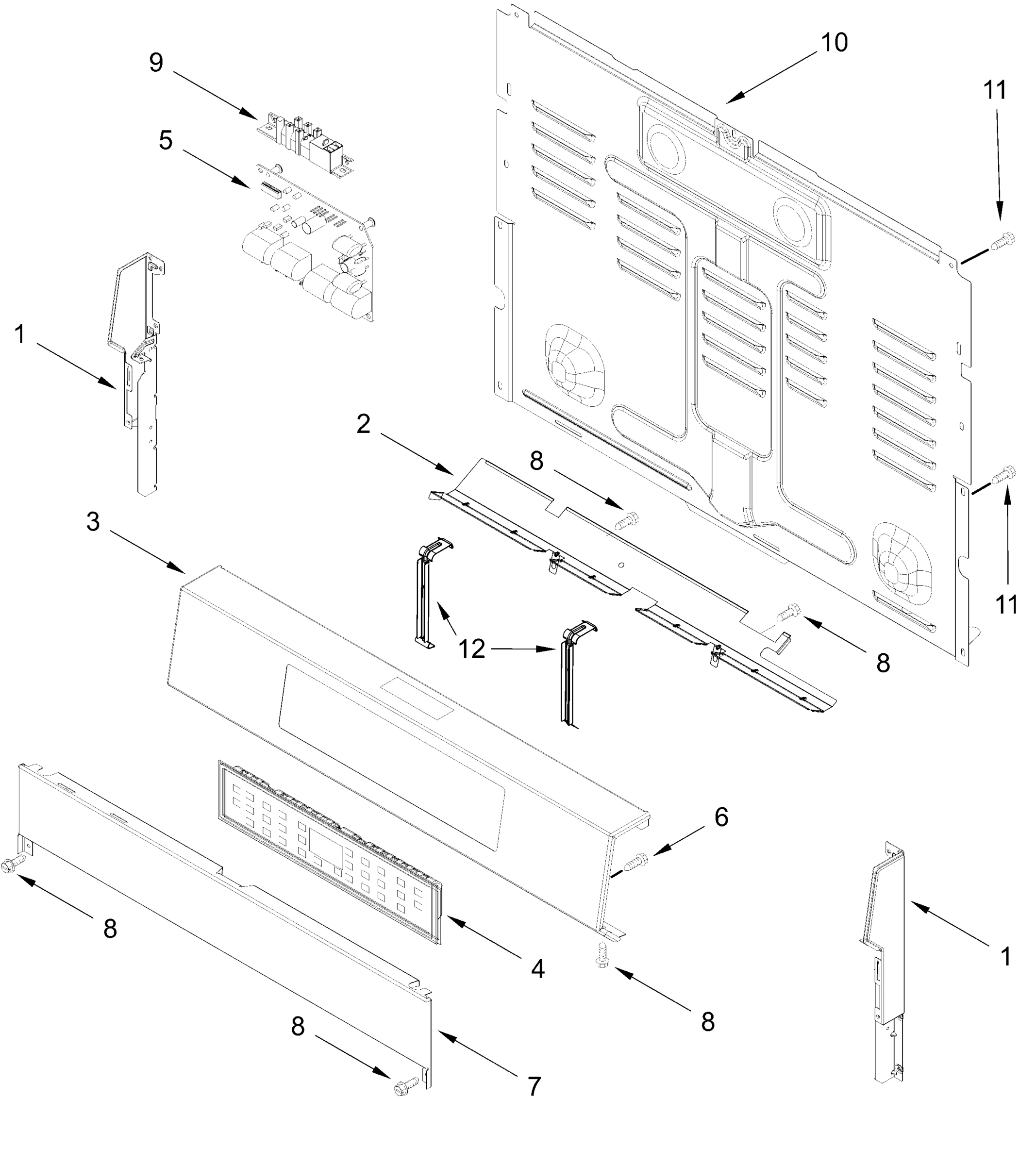 CONTROL PANEL PARTS