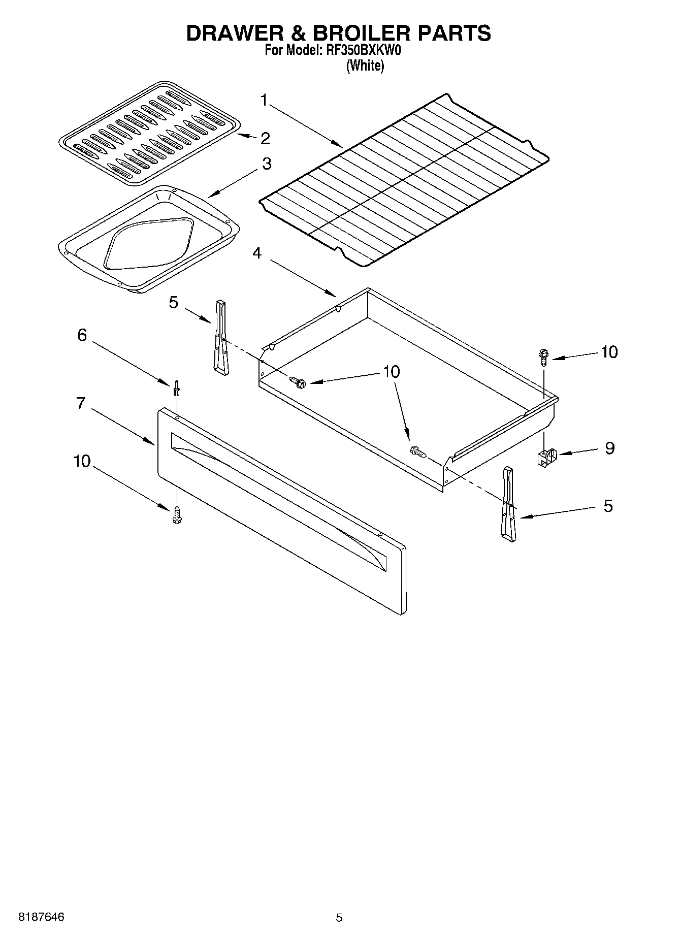 04 - DRAWER AND BROILER