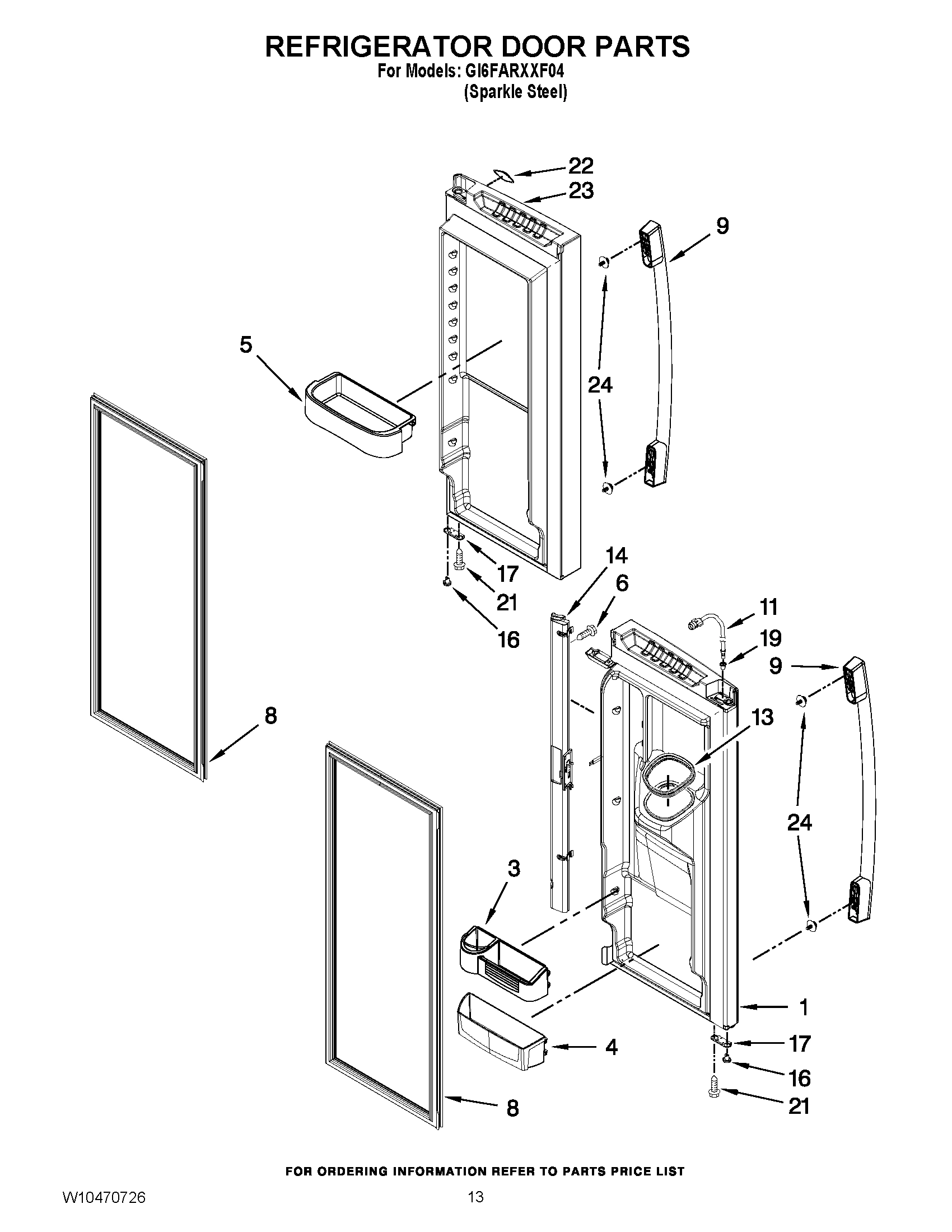07 - REFRIGERATOR DOOR PARTS