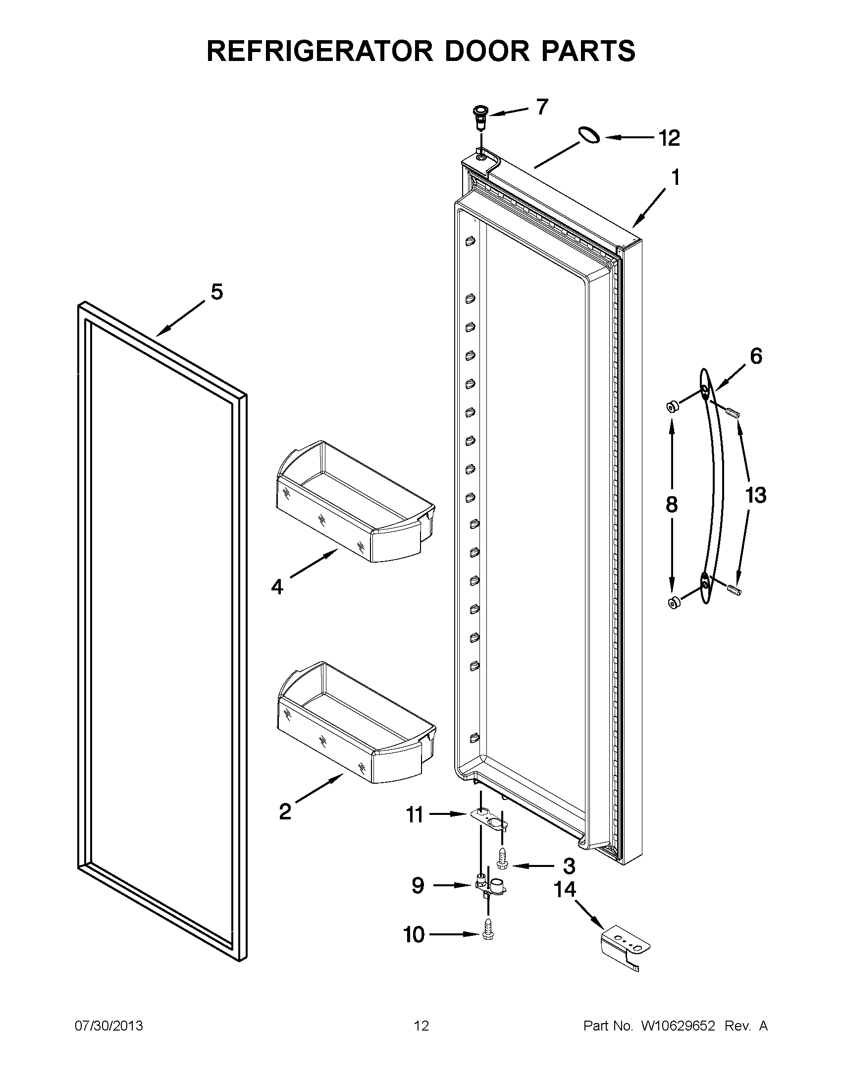 06 - REFRIGERATOR DOOR PARTS