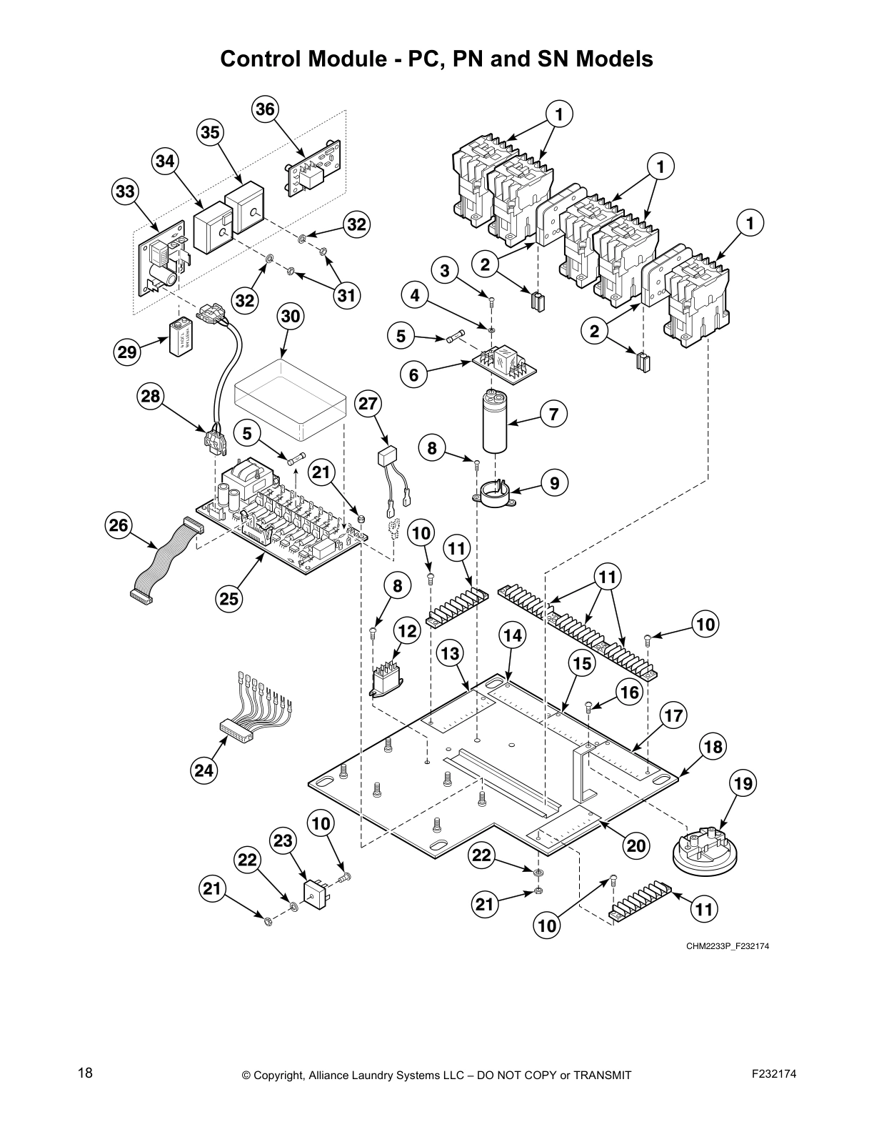 Control Module - PC, PN and SN Models