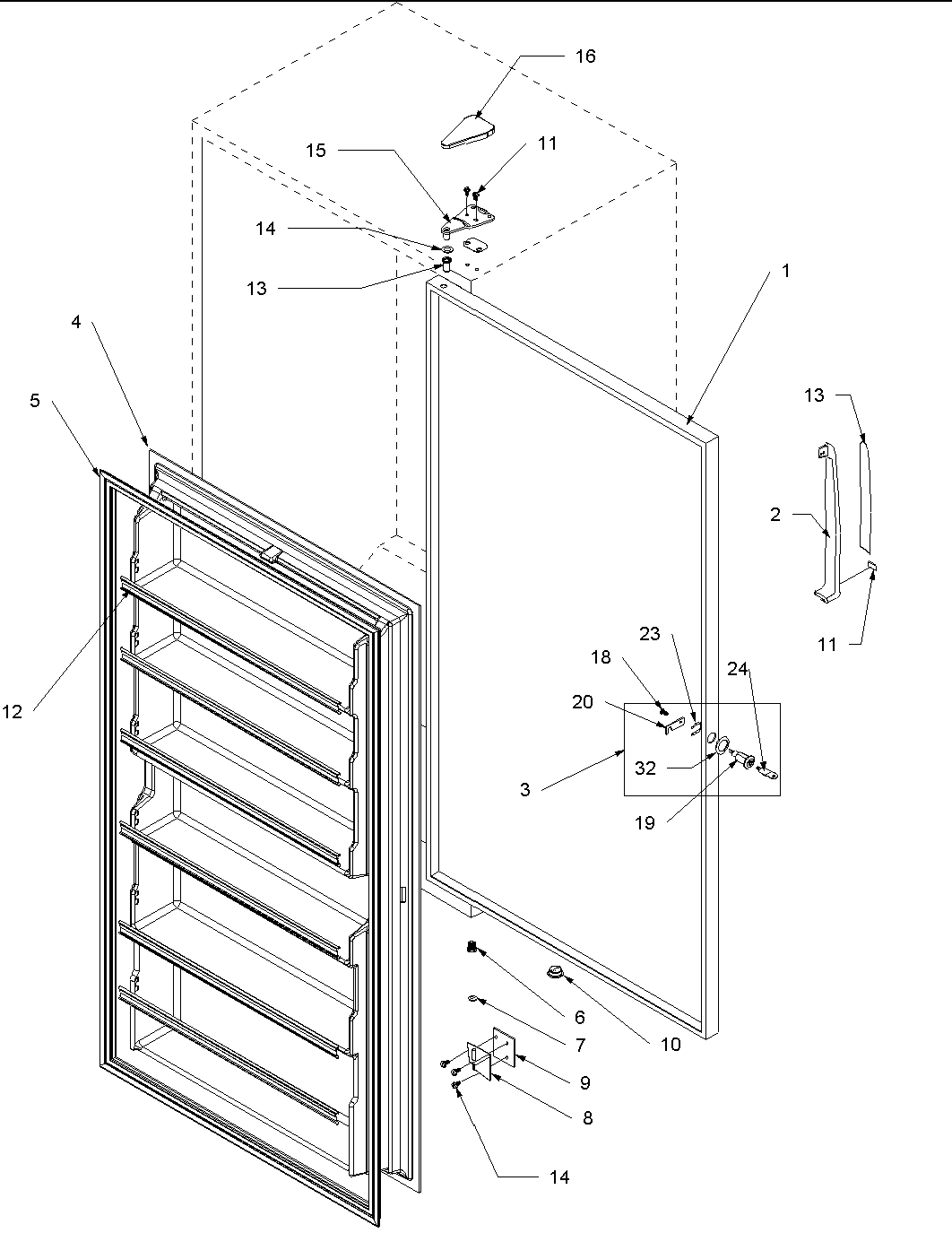 02 - Freezer Door