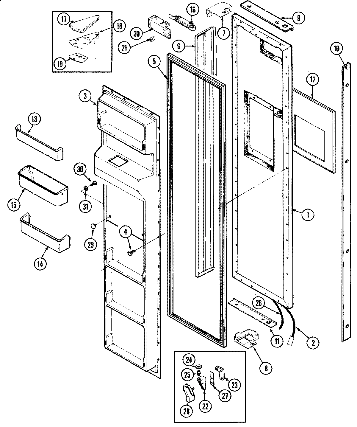 02 - FREEZER DOOR