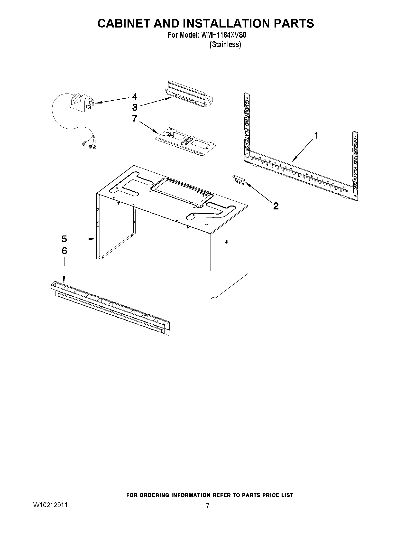 06 - CABINET AND INSTALLATION PARTS
