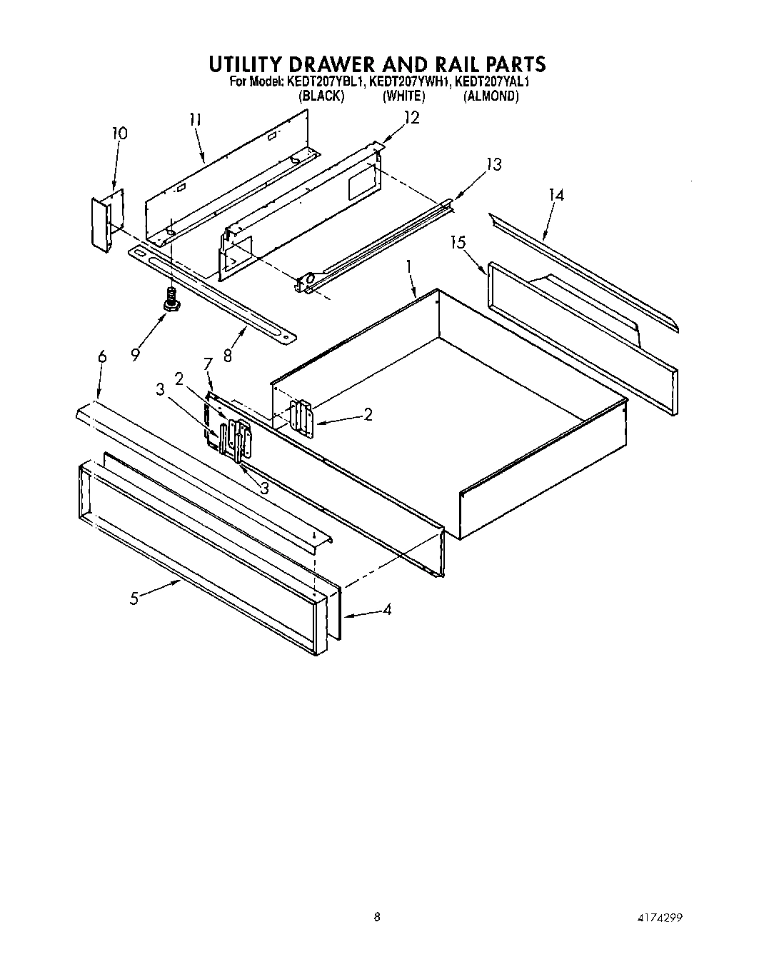 06 - UTILITY DRAWER AND RAIL