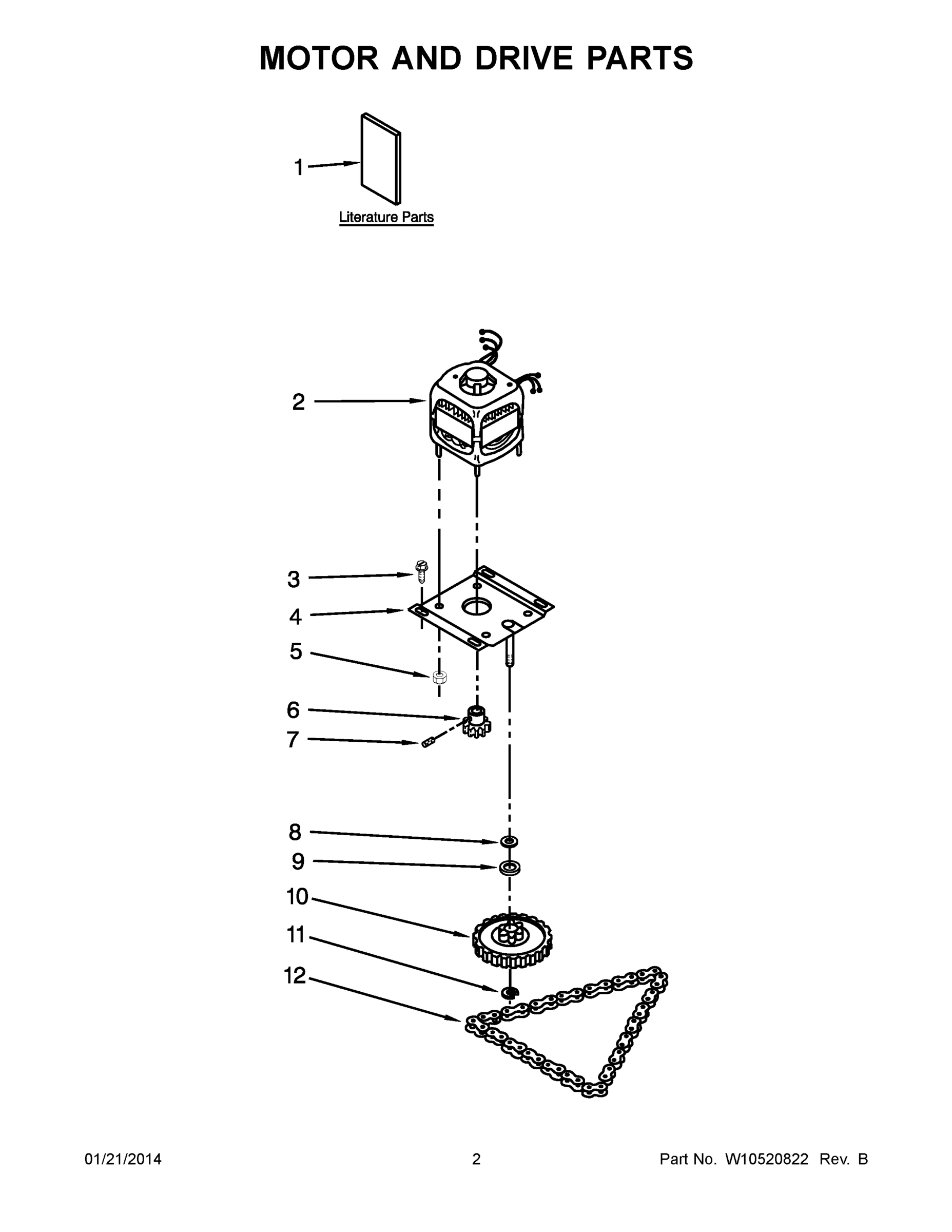 02 - MOTOR AND DRIVE PARTS