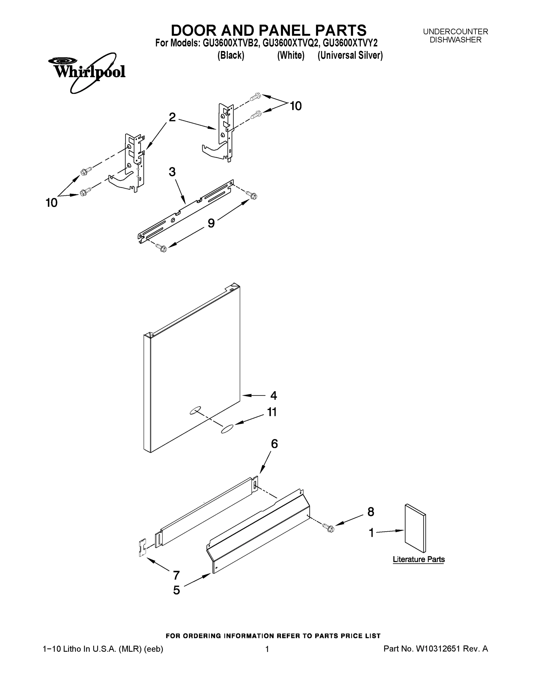 01 - DOOR AND PANEL PARTS
