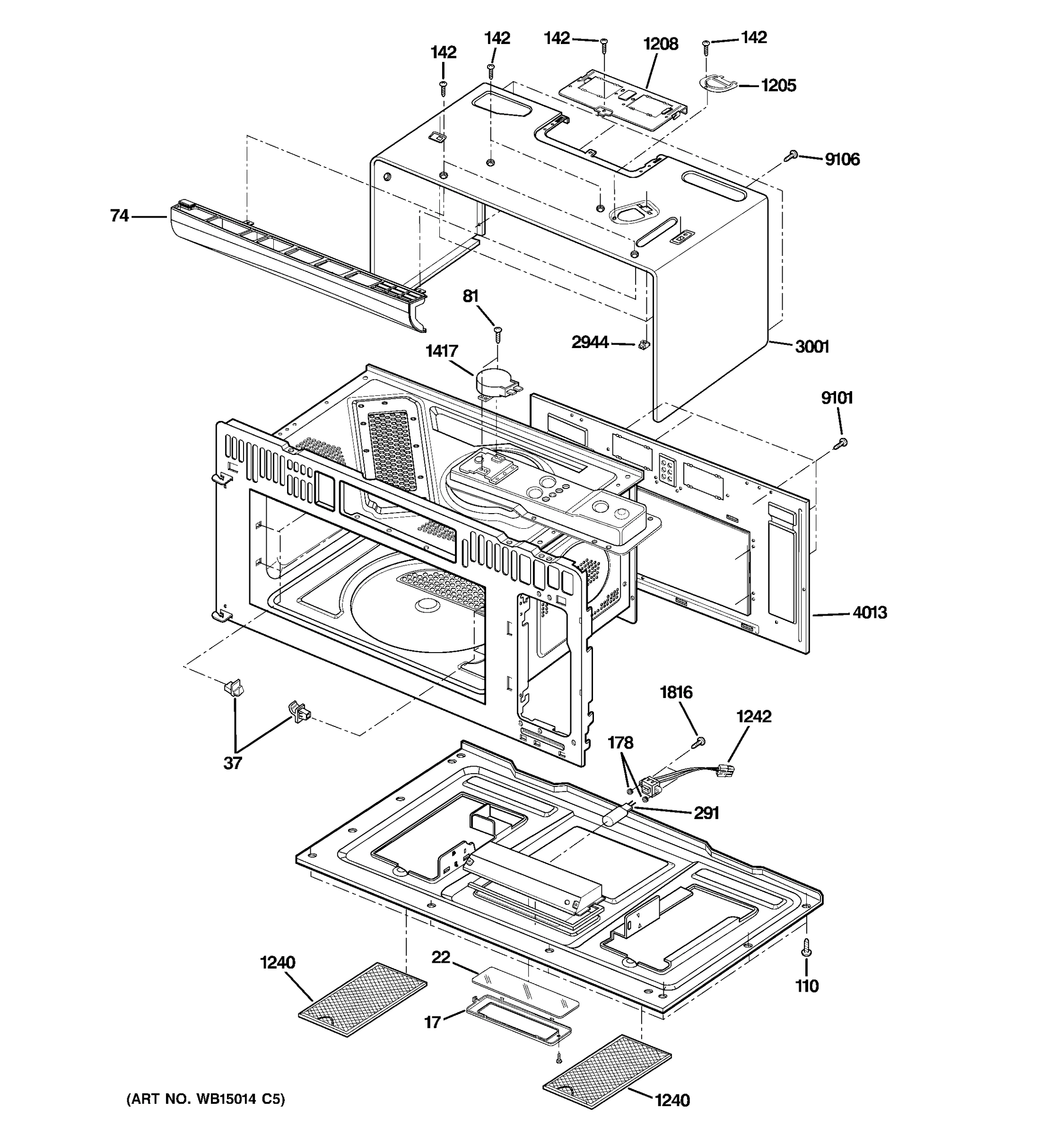 OVEN CAVITY PARTS