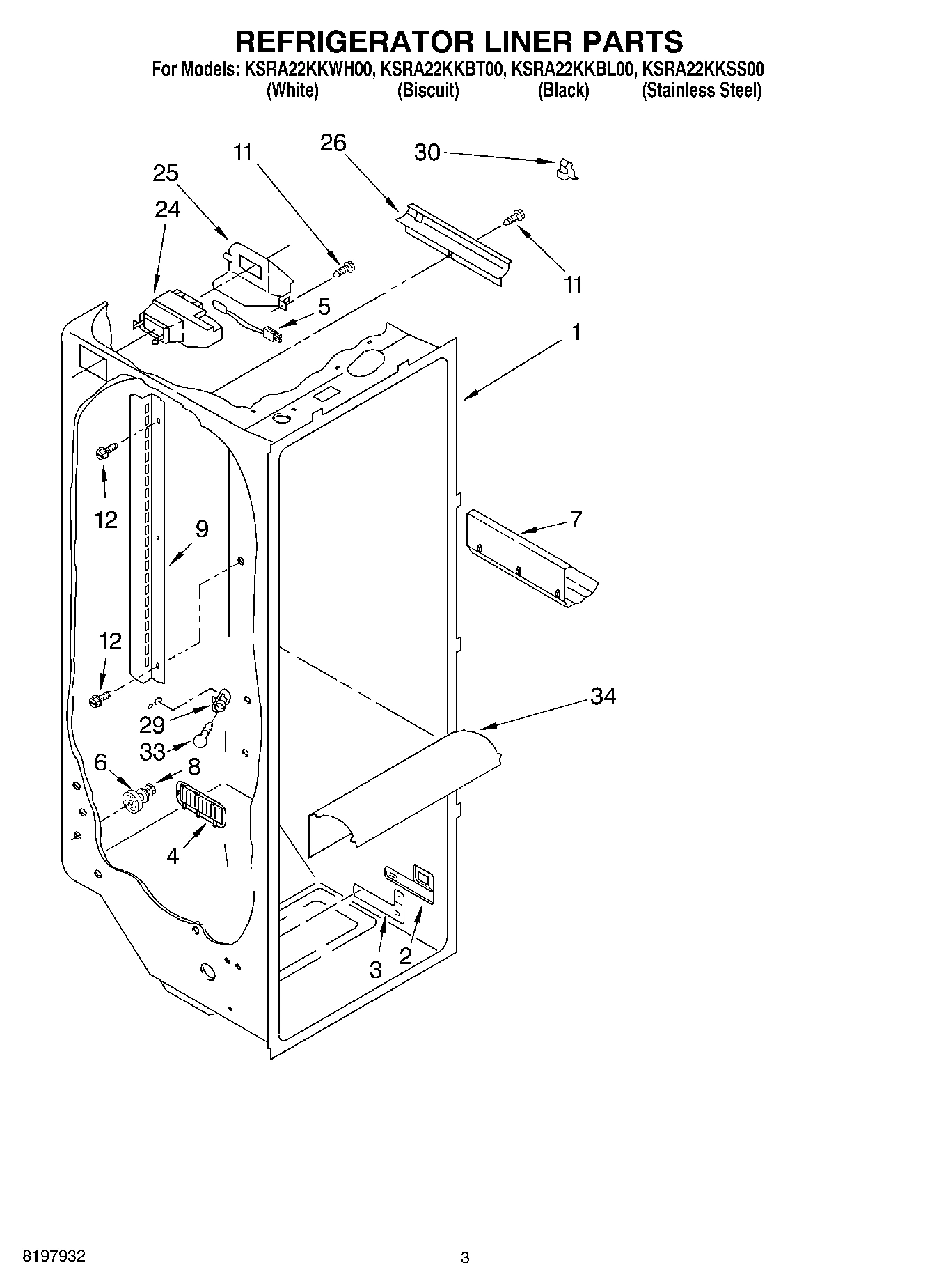 02 - REFRIGERATOR LINER