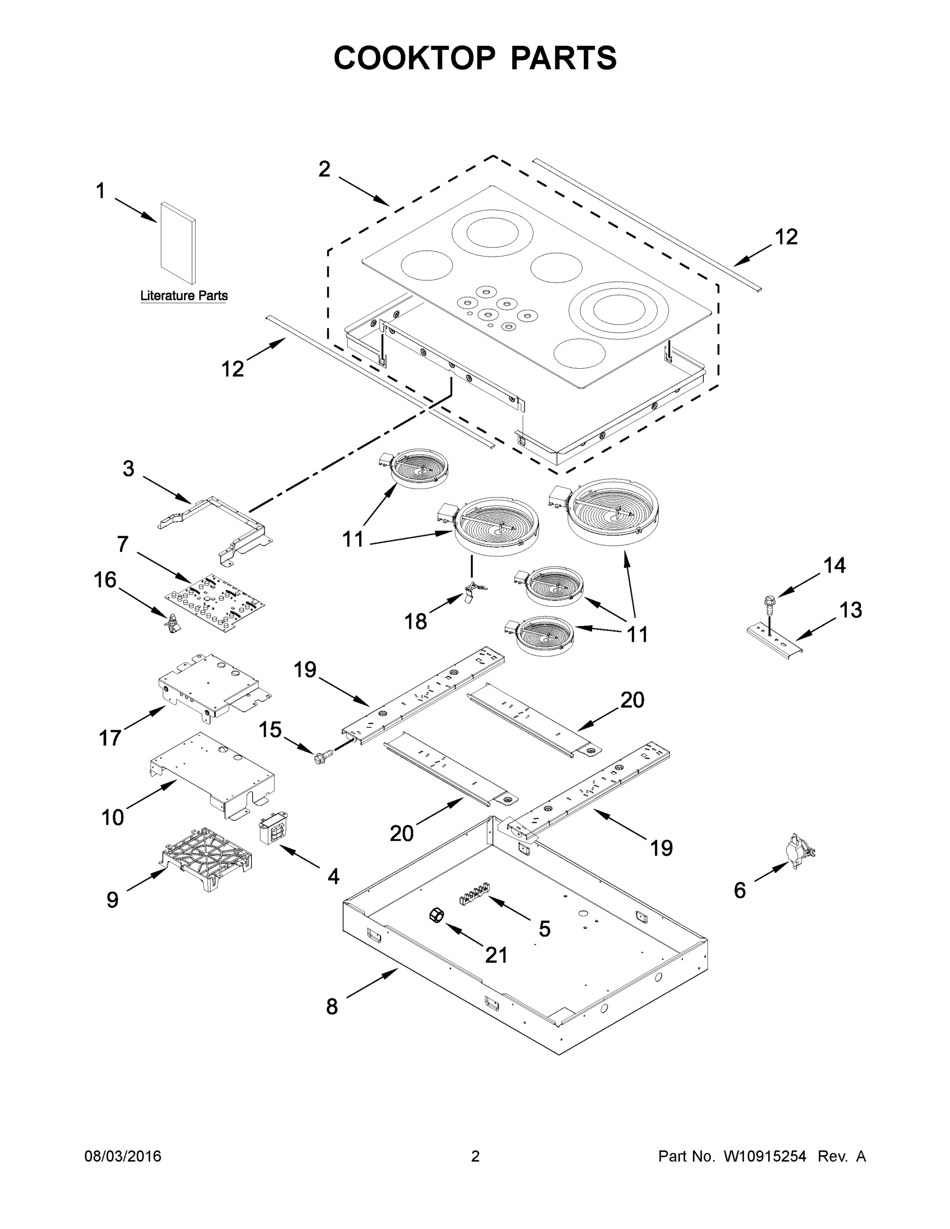 02 - COOKTOP PARTS