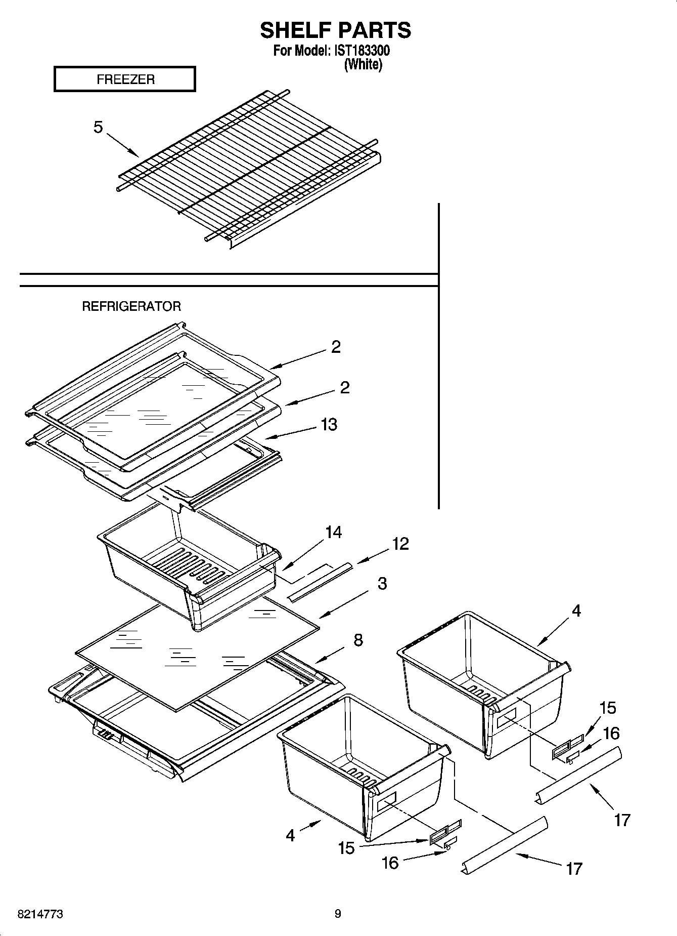 05 - SHELF PARTS, OPTIONAL PARTS