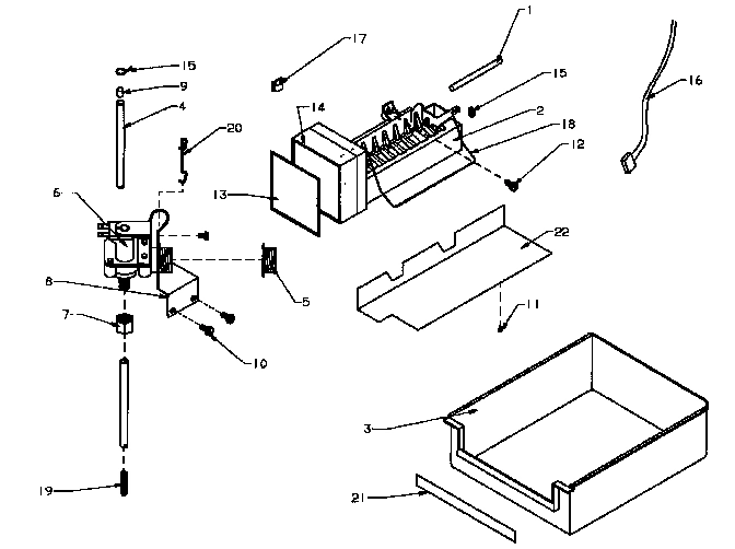 01 - ADD-ON ICE MAKER ASSY