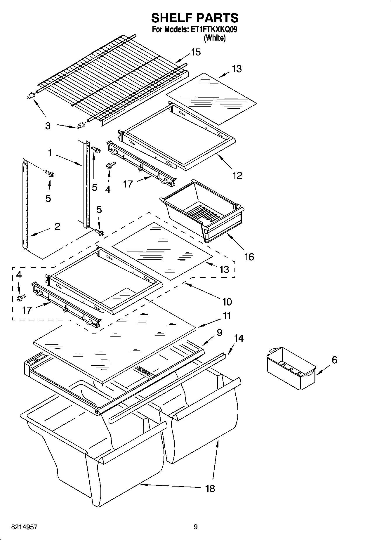 05 - SHELF PARTS, OPTIONAL PARTS