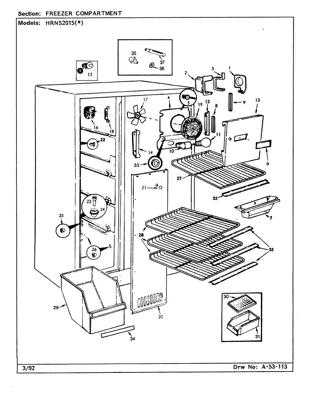 01 - FREEZER COMPARTMENT