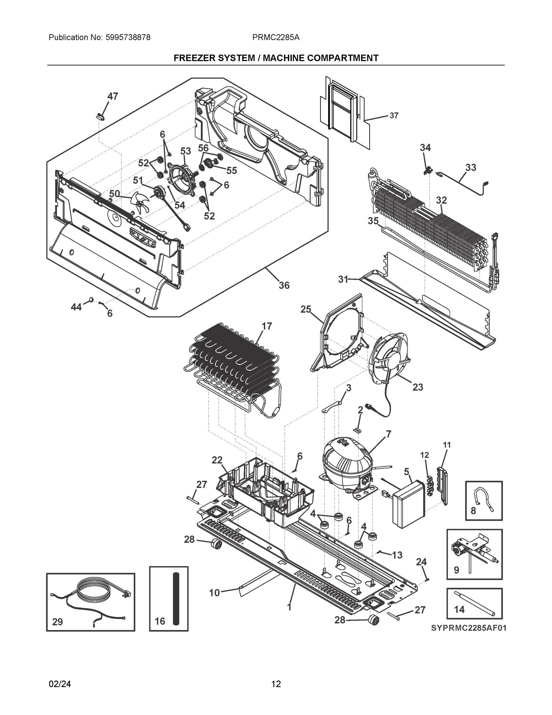 07 - FREEZER SYSTEM / MACHINE COMPARTMENT